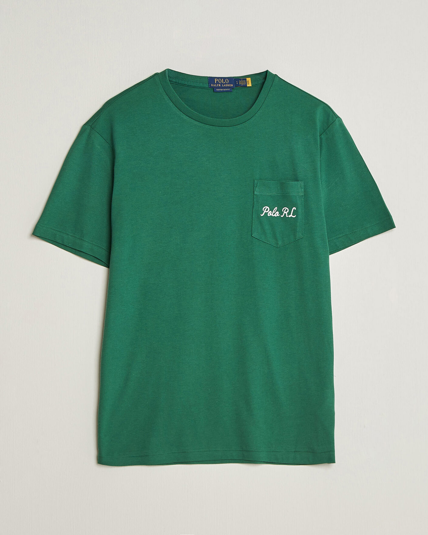 Herre | T-Shirts | Polo Ralph Lauren | Custom Slit Fit Bear T-Shirt Verano Green