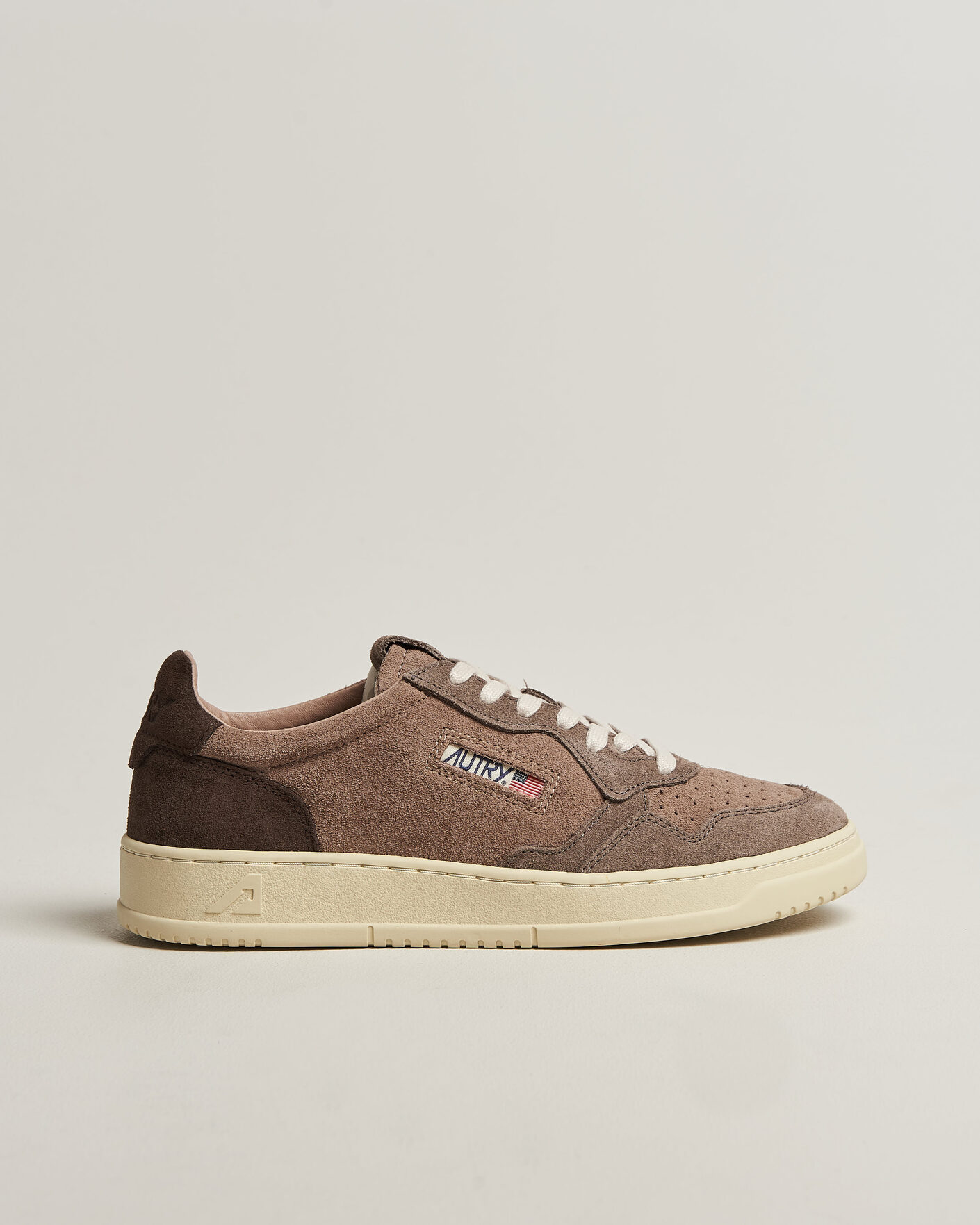 Herre | Sneakers | Autry | Medalist Low Suede Mix Sneaker Brown/Grey/Beige