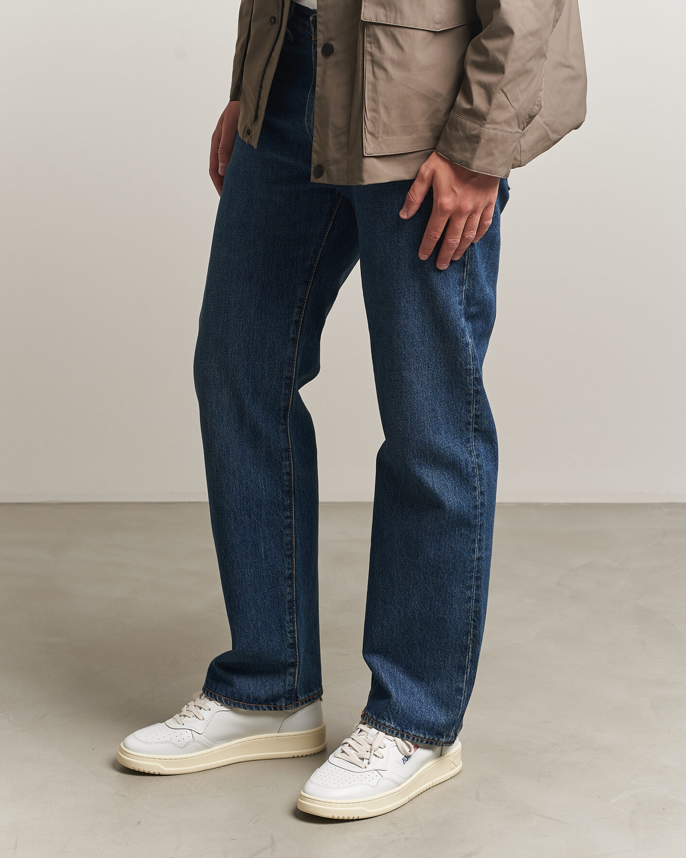Herre | Sneakers | Autry | Medalist Low Sneaker White/Chocolate
