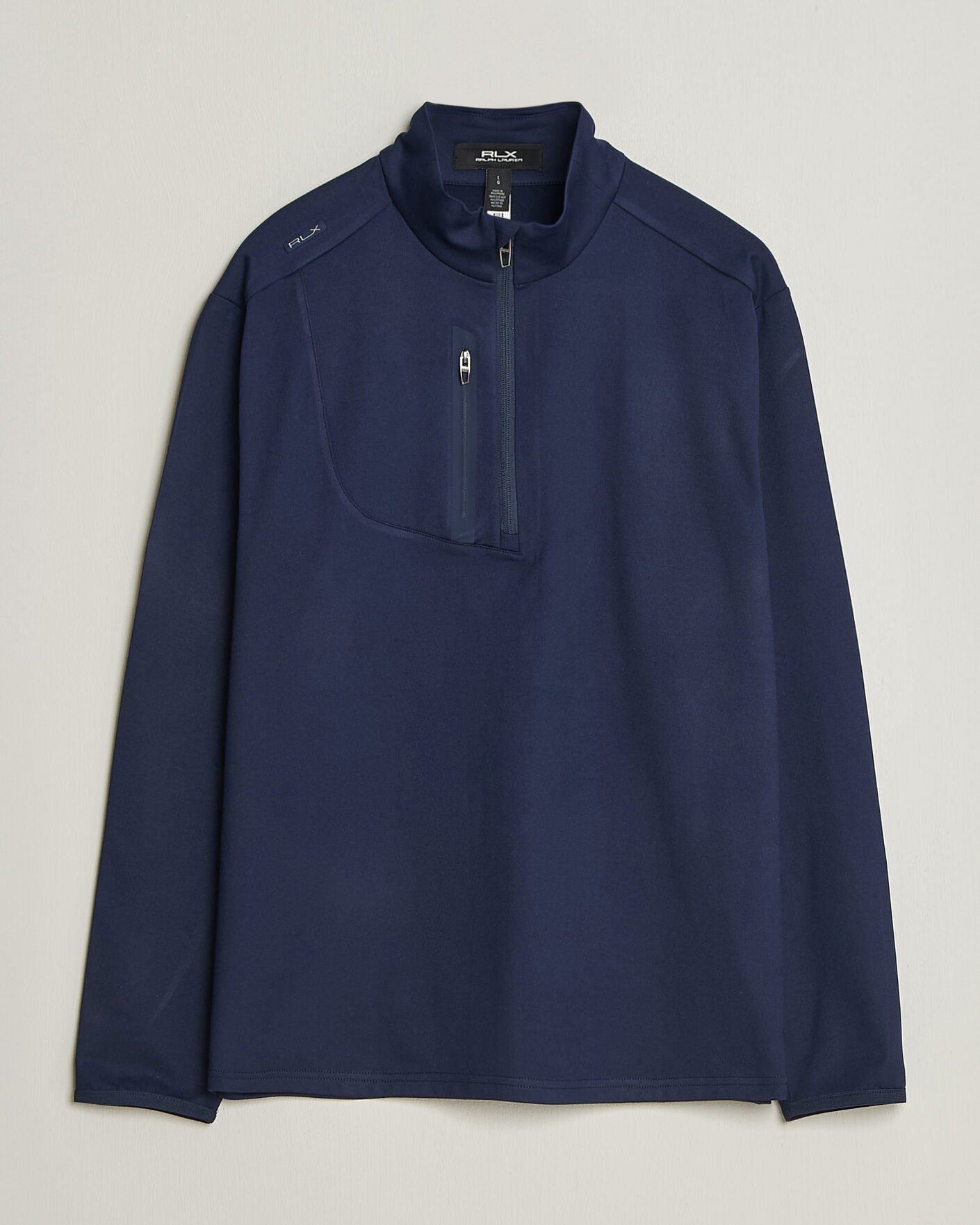 Herre | Golfklær | Polo Ralph Lauren | Luxury Jersey Half Zip Refined Navy