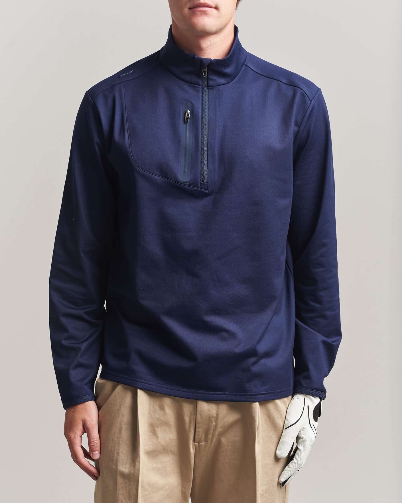 Herre | Golfklær | Polo Ralph Lauren | Luxury Jersey Half Zip Refined Navy