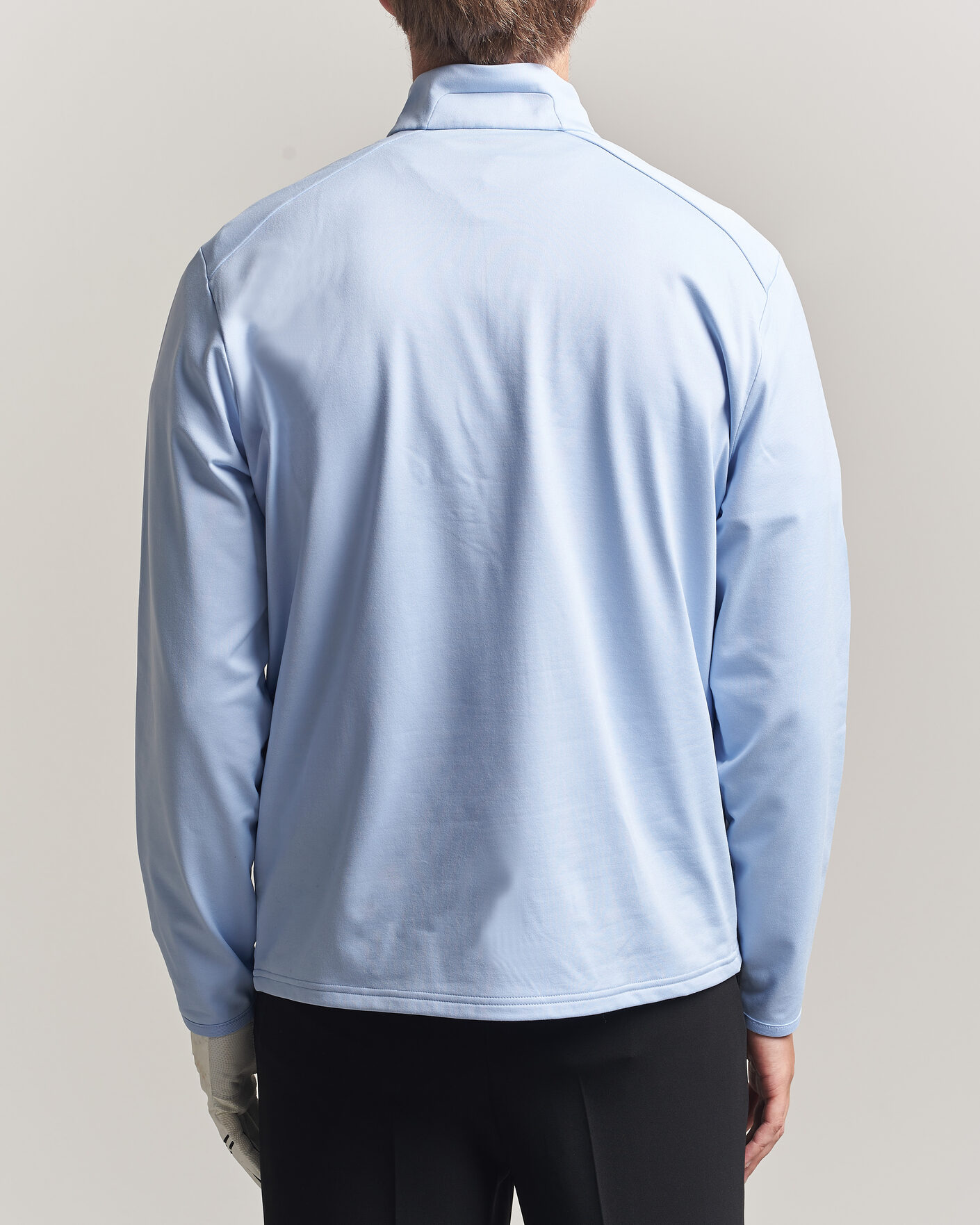 Herre | Golfklær | Polo Ralph Lauren | Luxury Jersey Half Zip Pebble Blue