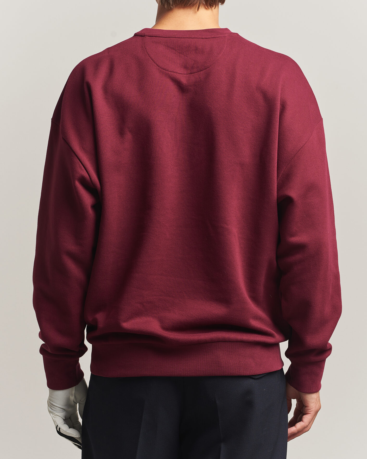 Herre | Gensere | RLX Ralph Lauren | Polo Ralph Lauren Magic Fleece Bear Sweatshirt Classic Wine