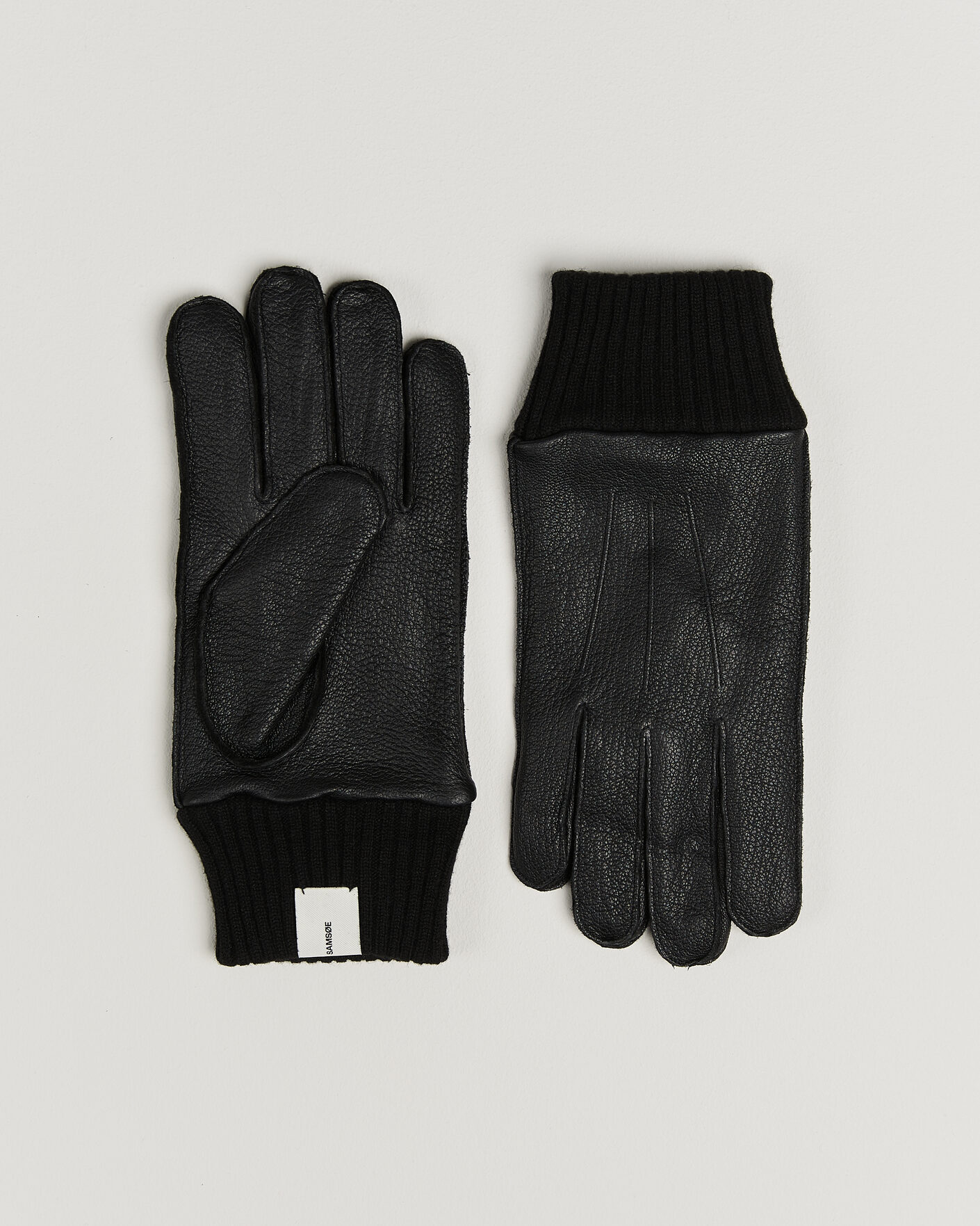 Herre | Hansker | Samsøe Samsøe | Floki Leather Gloves Black