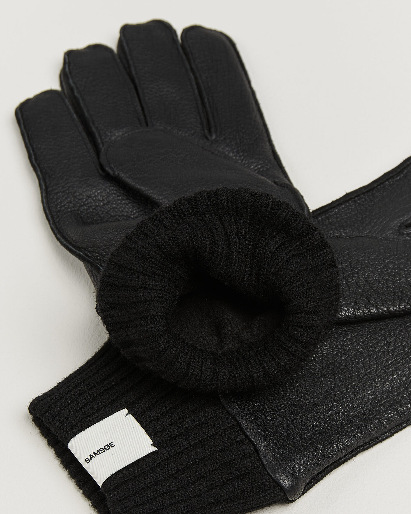 Herre | Hansker | Samsøe Samsøe | Floki Leather Gloves Black