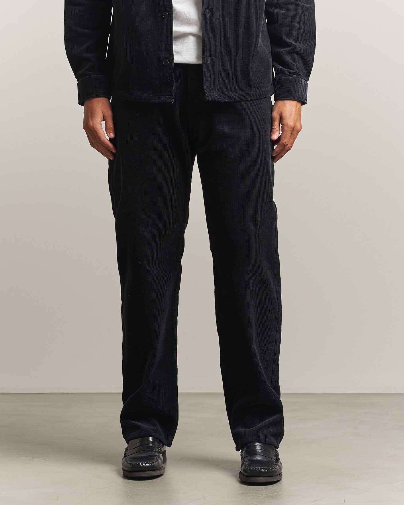 Herre | Bukser | Samsøe Samsøe | Eddie Corduroy Trousers Black