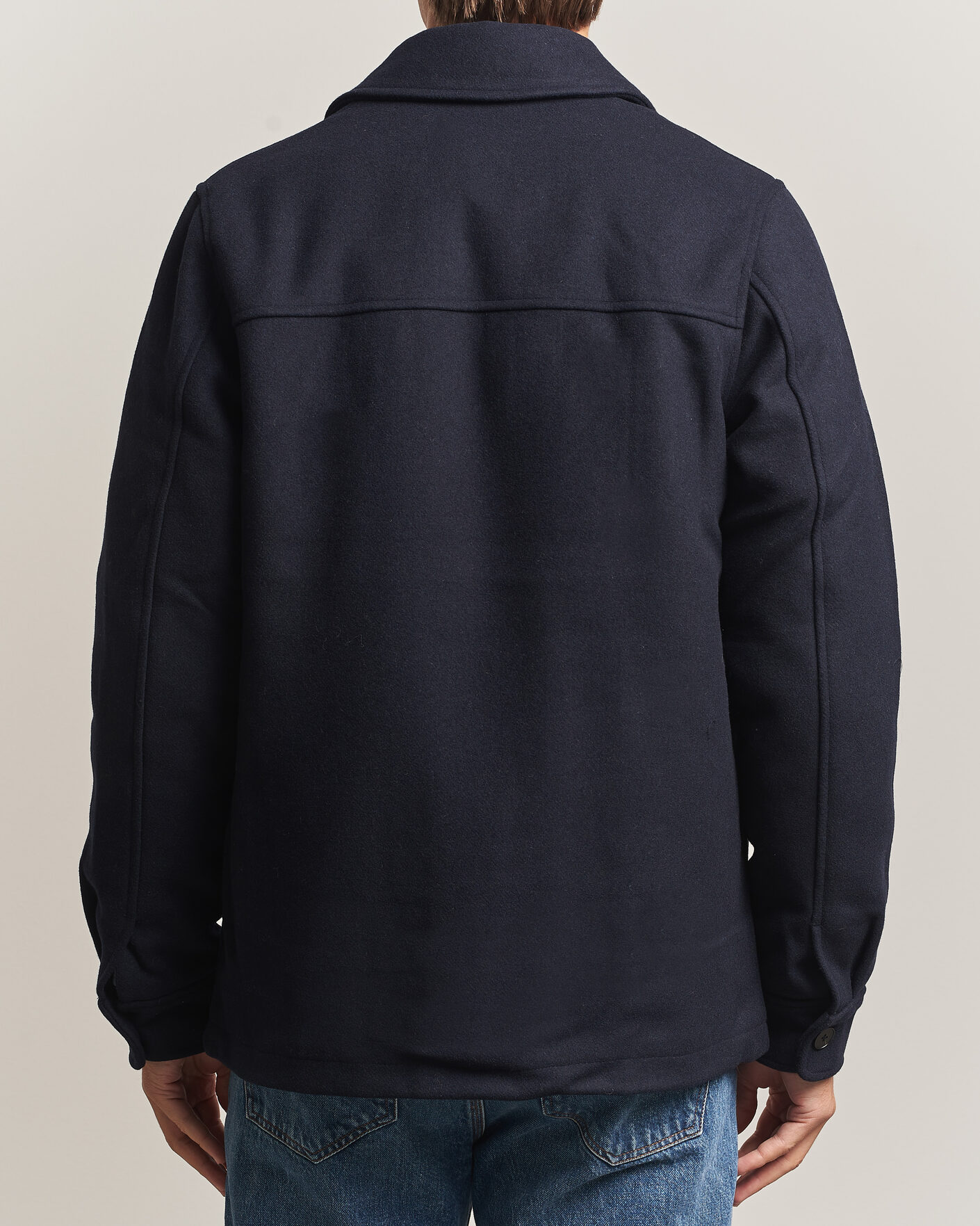 Herre | Jakker | Samsøe Samsøe | Pally Padded Shirt Jacket Salute Navy
