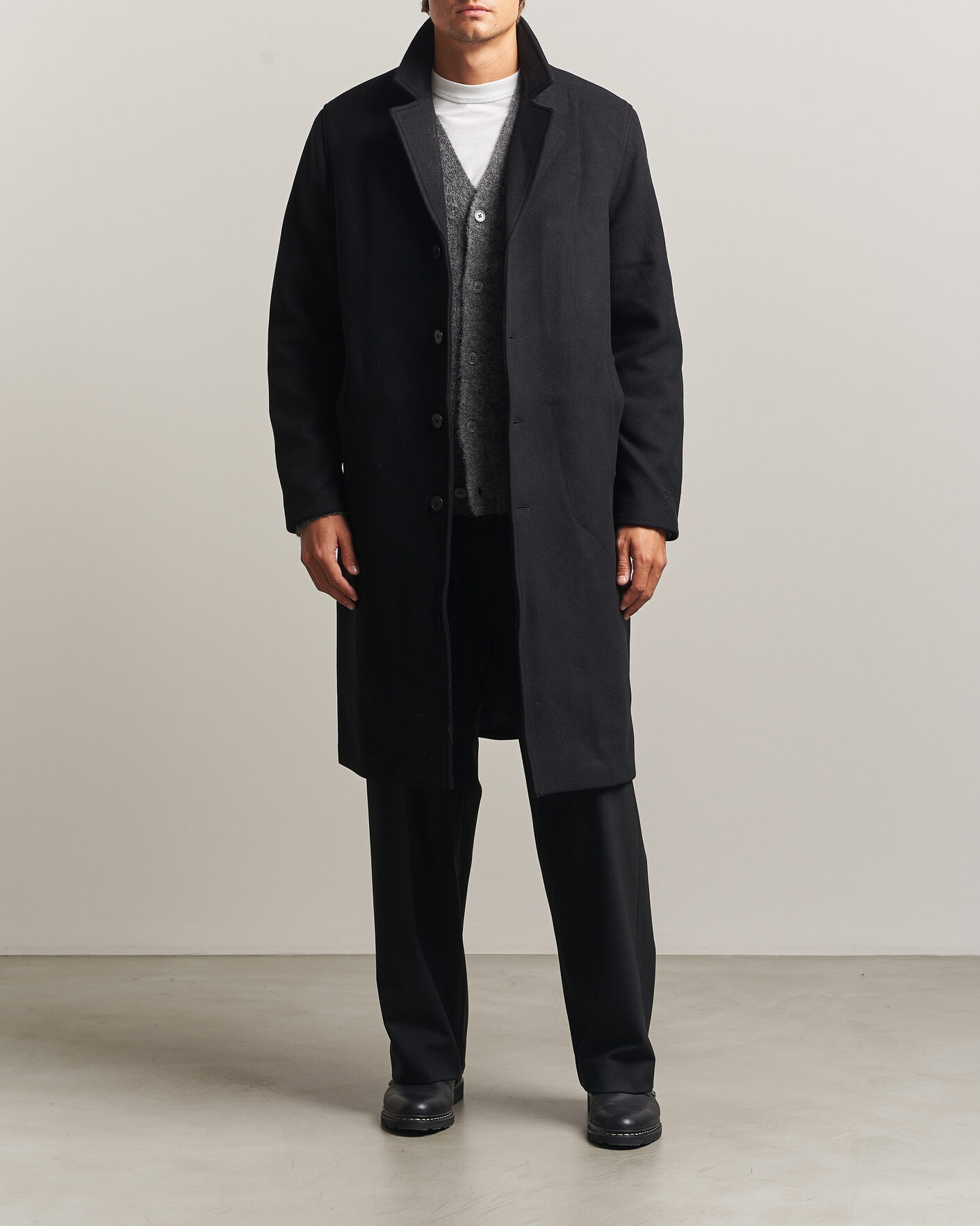 Herre | Jakker | Samsøe Samsøe | Falco Wool Coat Black