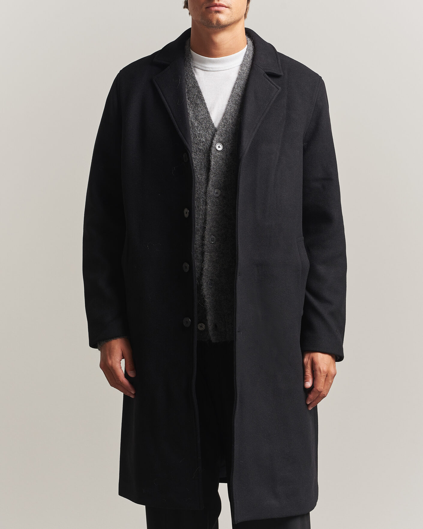 Herre | Jakker | Samsøe Samsøe | Falco Wool Coat Black
