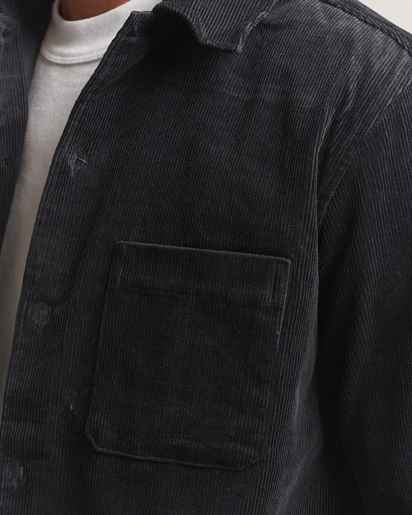 Herre | Skjorter | Samsøe Samsøe | Damon Corduroy Overshirt Black