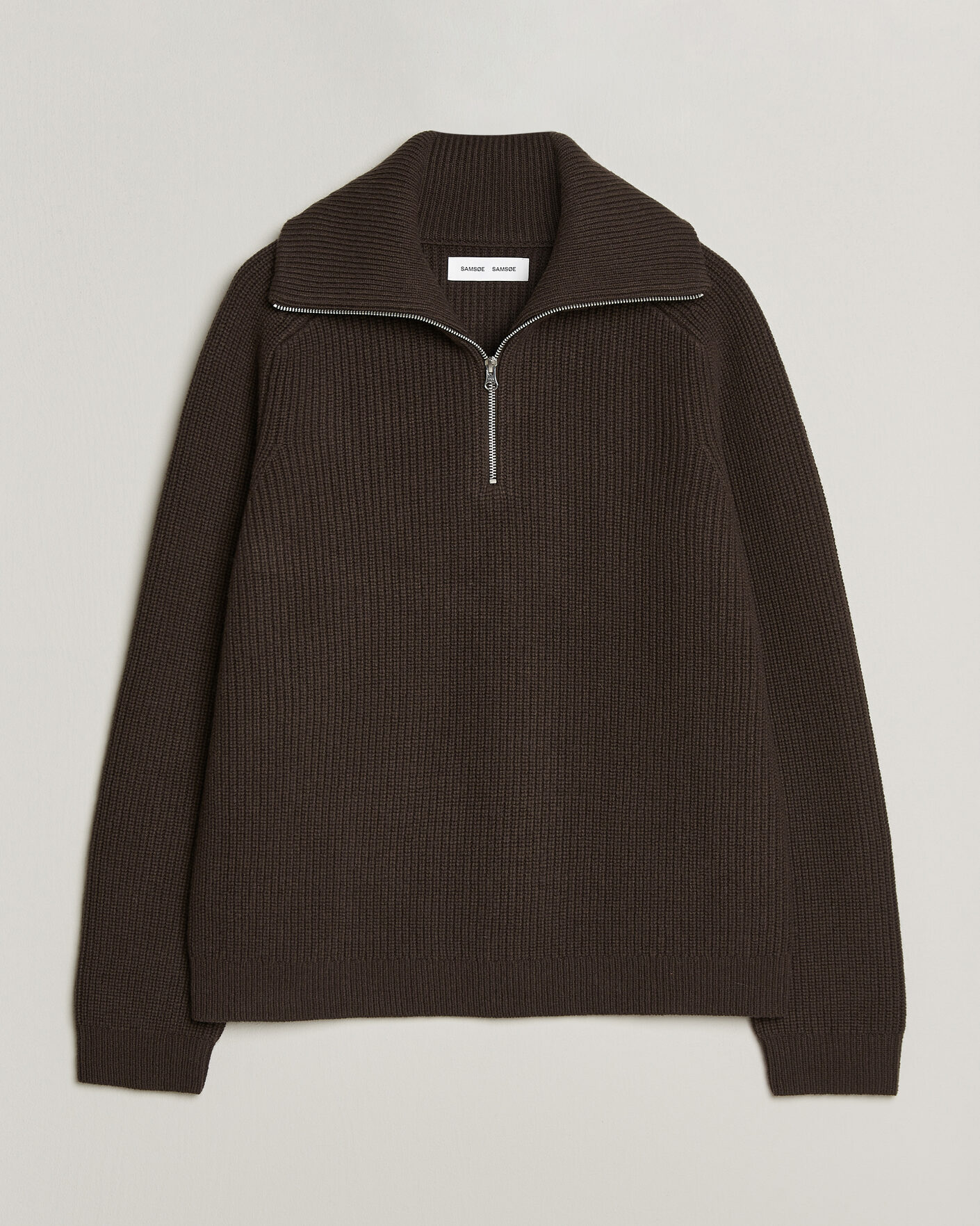 Herre | Gensere | Samsøe Samsøe | Rick Wool Heavy Knitted Half Zip Delicioso