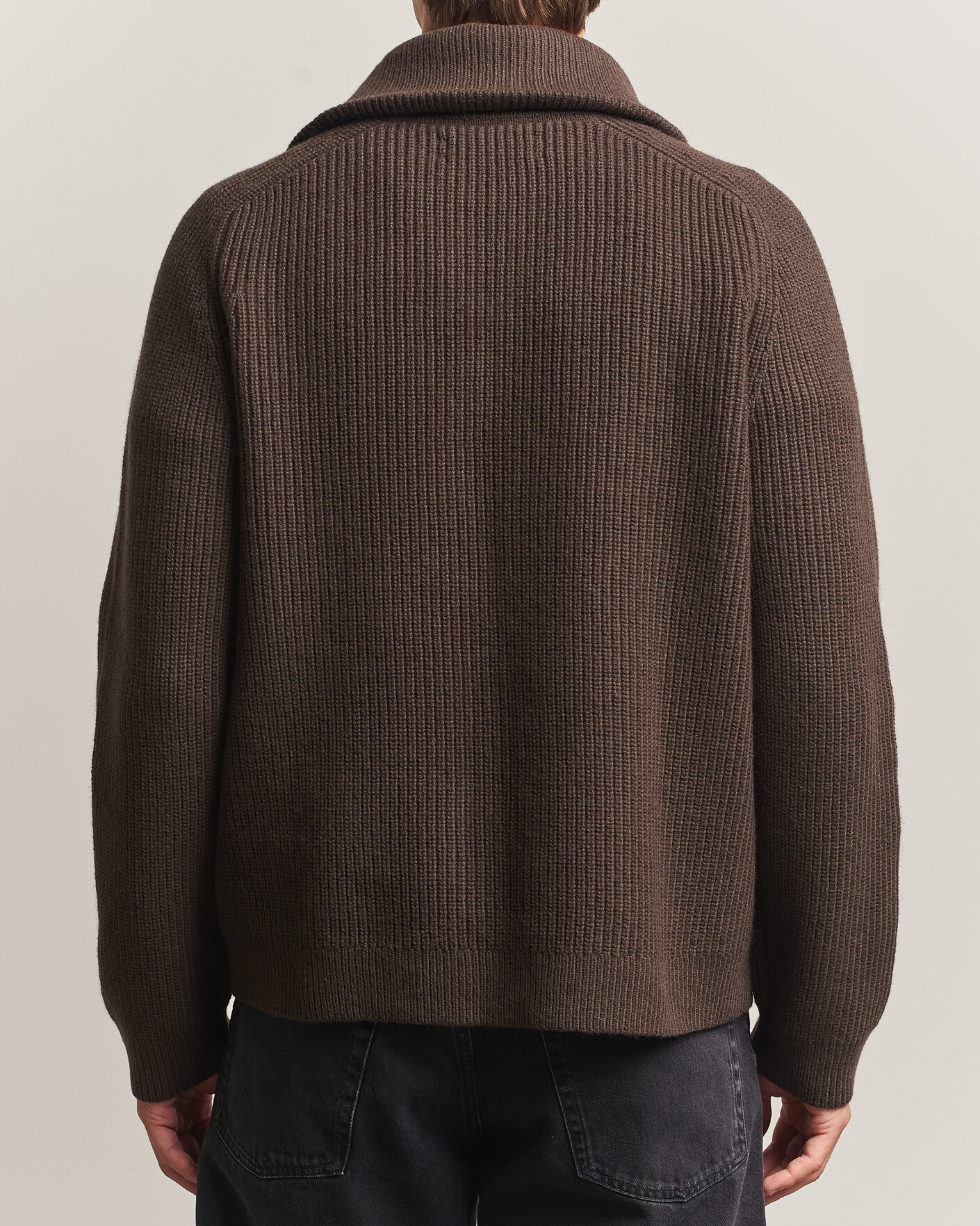Herre | Gensere | Samsøe Samsøe | Rick Wool Heavy Knitted Half Zip Delicioso