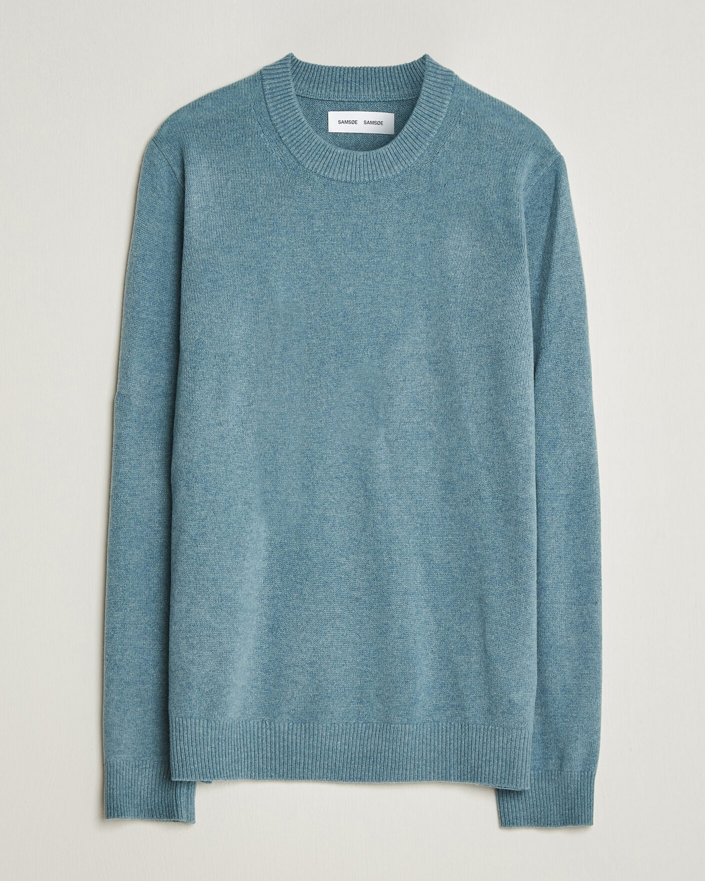 Herre | Gensere | Samsøe Samsøe | Isak Knitted Crew Neck Stormy Sea