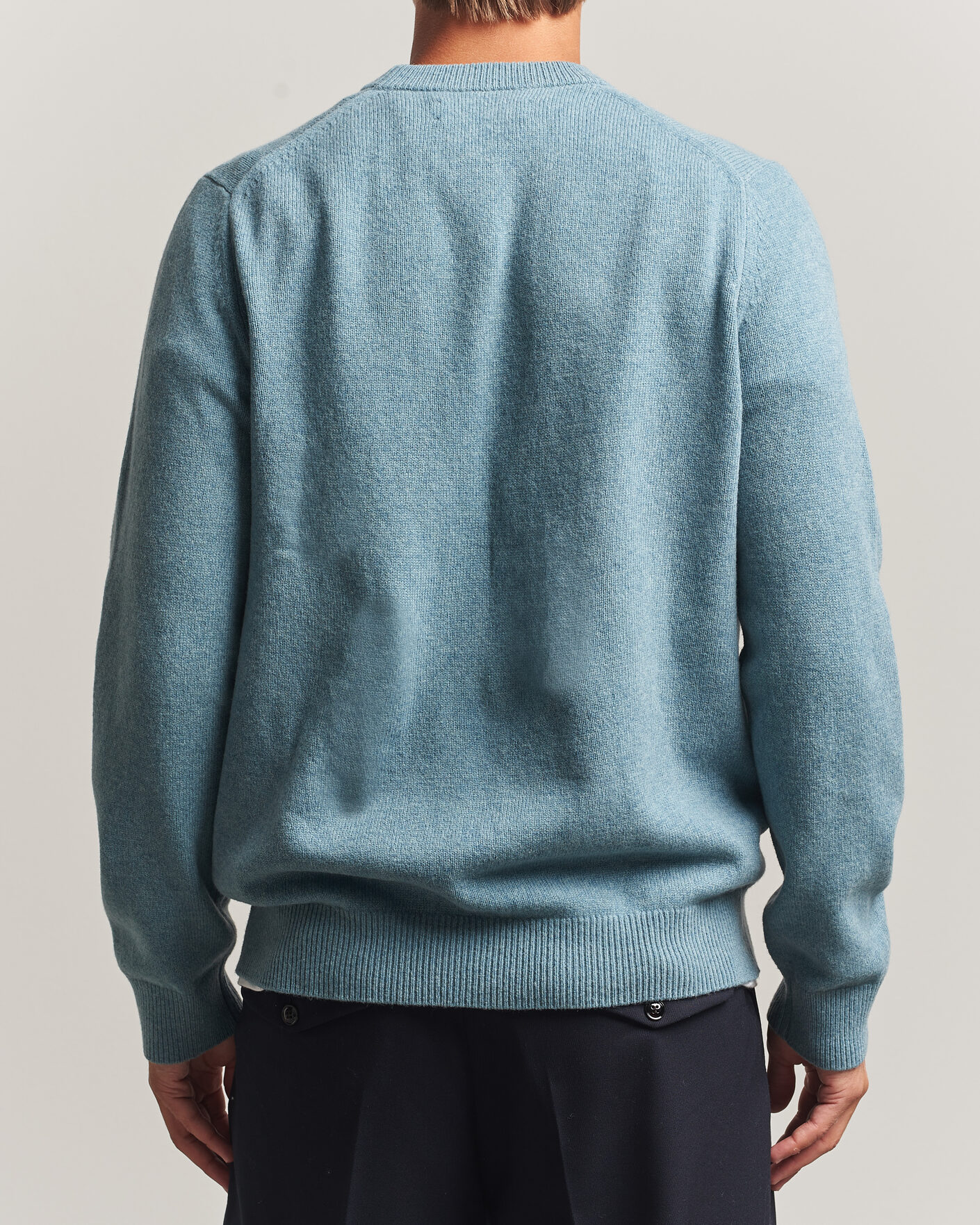 Herre | Gensere | Samsøe Samsøe | Isak Knitted Crew Neck Stormy Sea