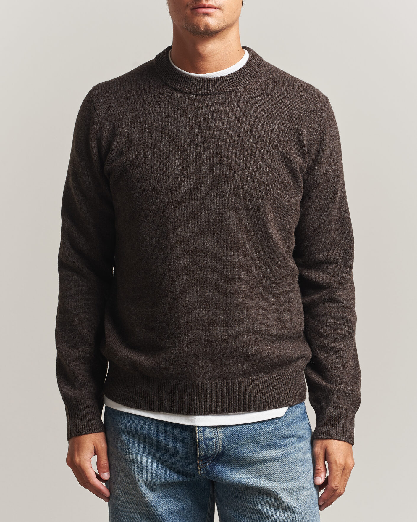 Herre | Gensere | Samsøe Samsøe | Isak Knitted Crew Neck Delicioso