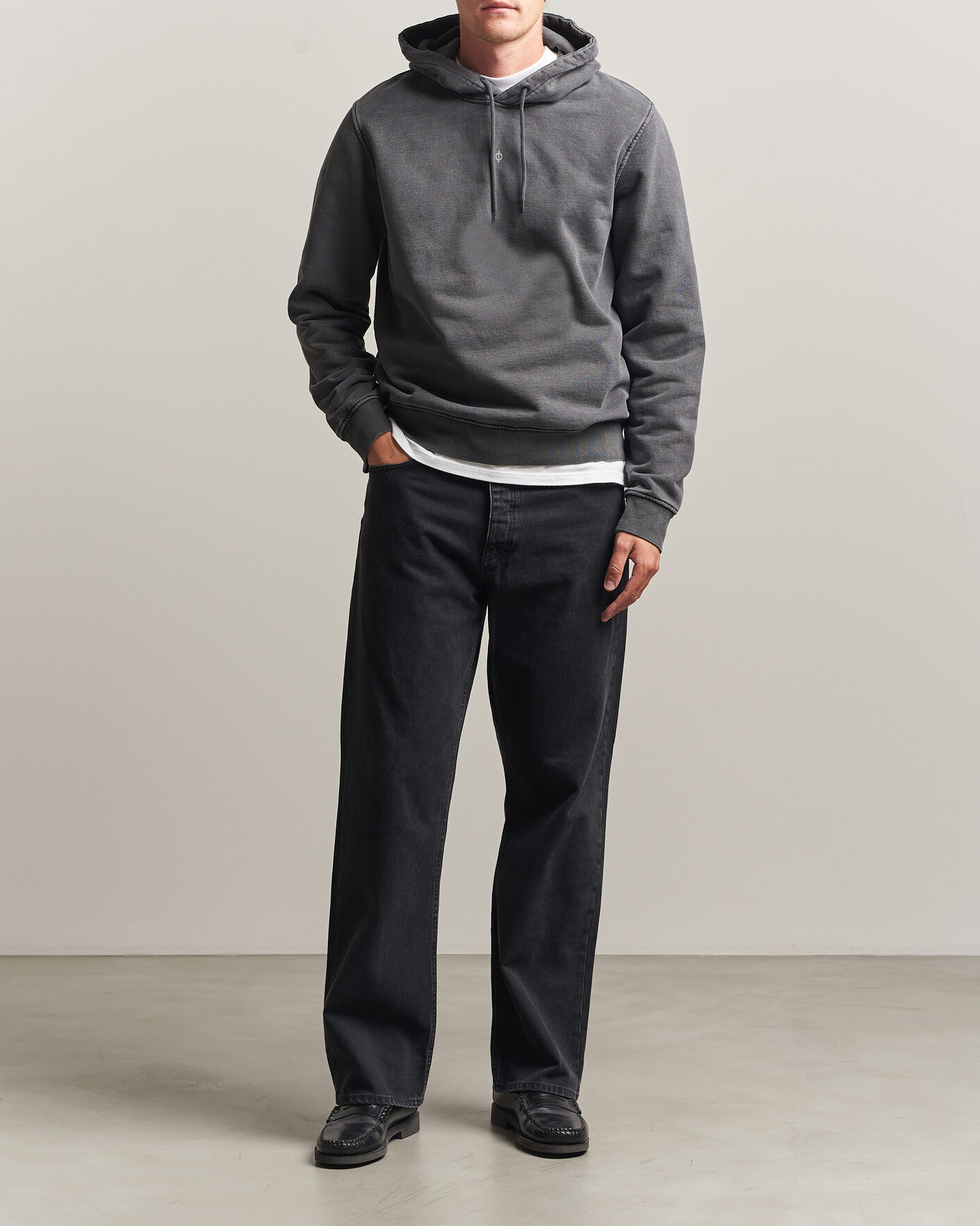 Herre | Gensere | Samsøe Samsøe | Ollie Washed Hoodie Black
