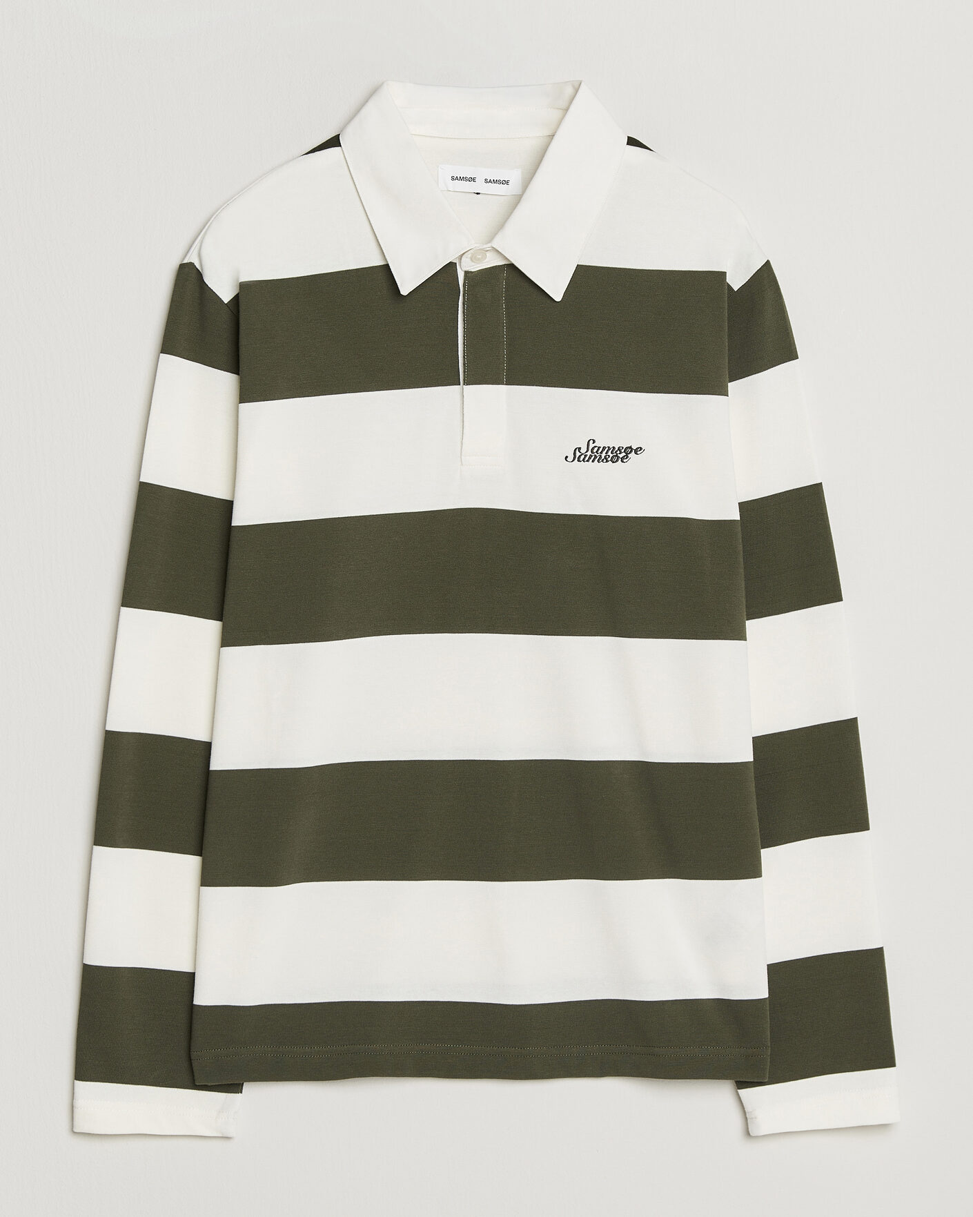 Herre | Gensere | Samsøe Samsøe | Kevin Barstriped Rugger Forest Night/White