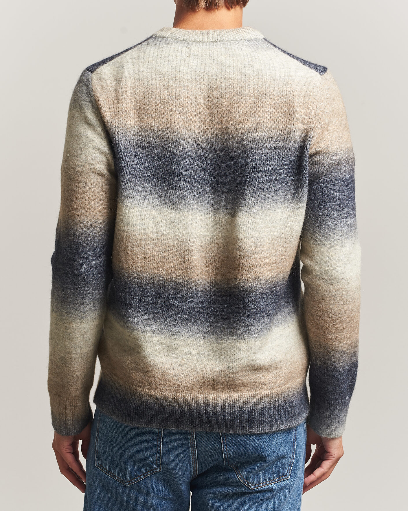 Herre | Gensere | Samsøe Samsøe | Aiden Wool/Alpaca Knitted Striped Sweater Multi