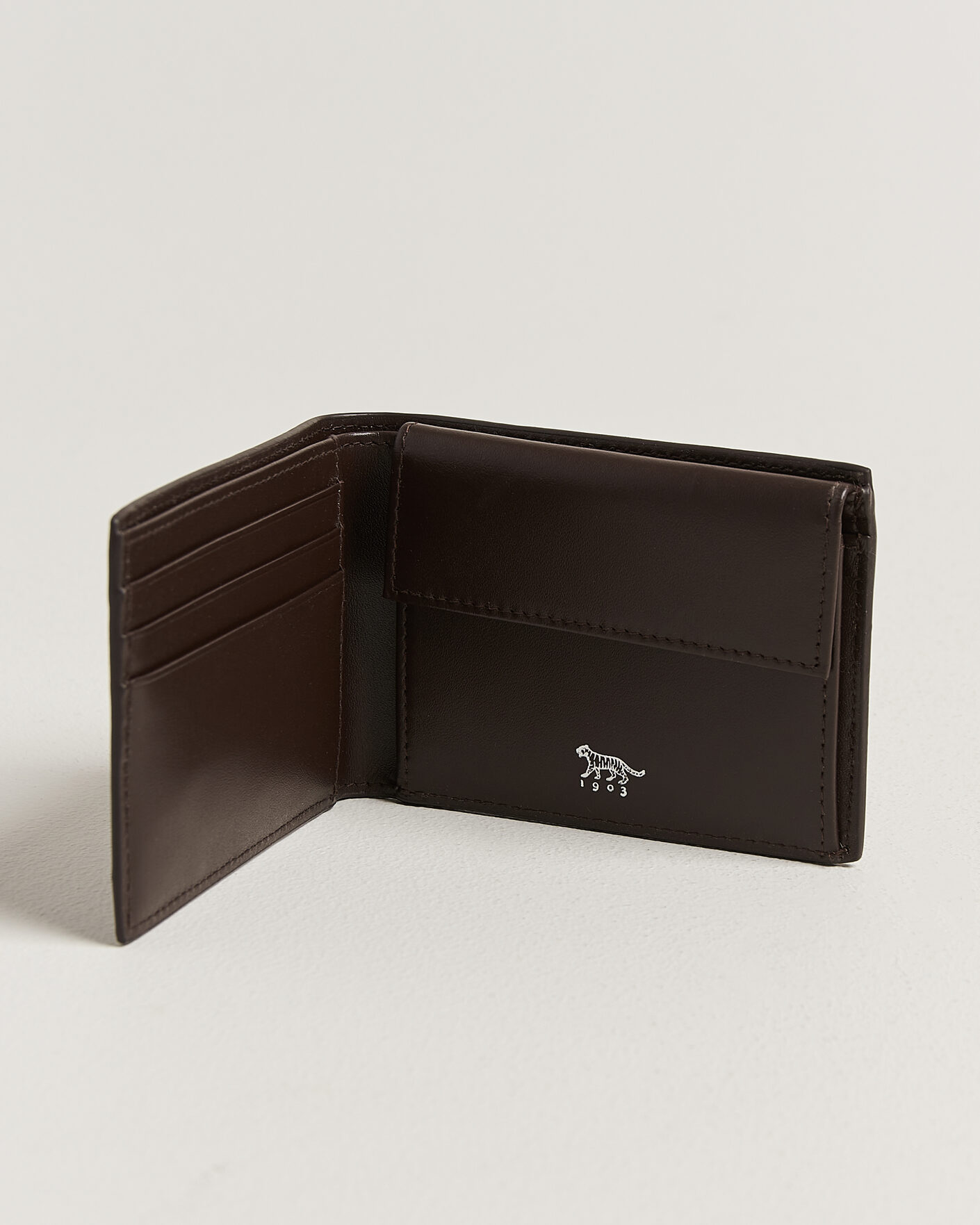 Herre | Lommebøker | Tiger of Sweden | Wivalius Leather Wallet Dark Brown