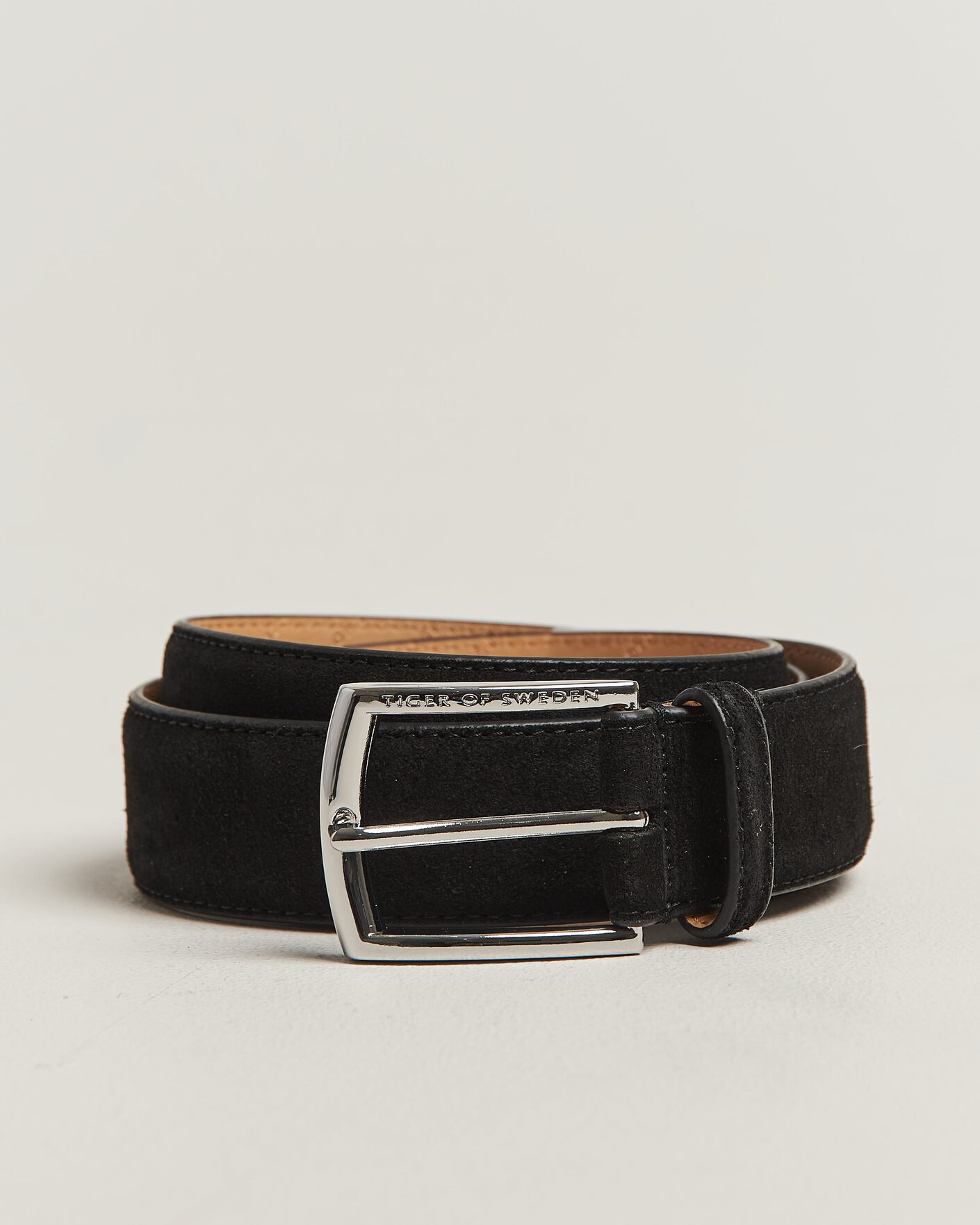 Herre | Belter | Tiger of Sweden | Bergstroms Suede Belt Black