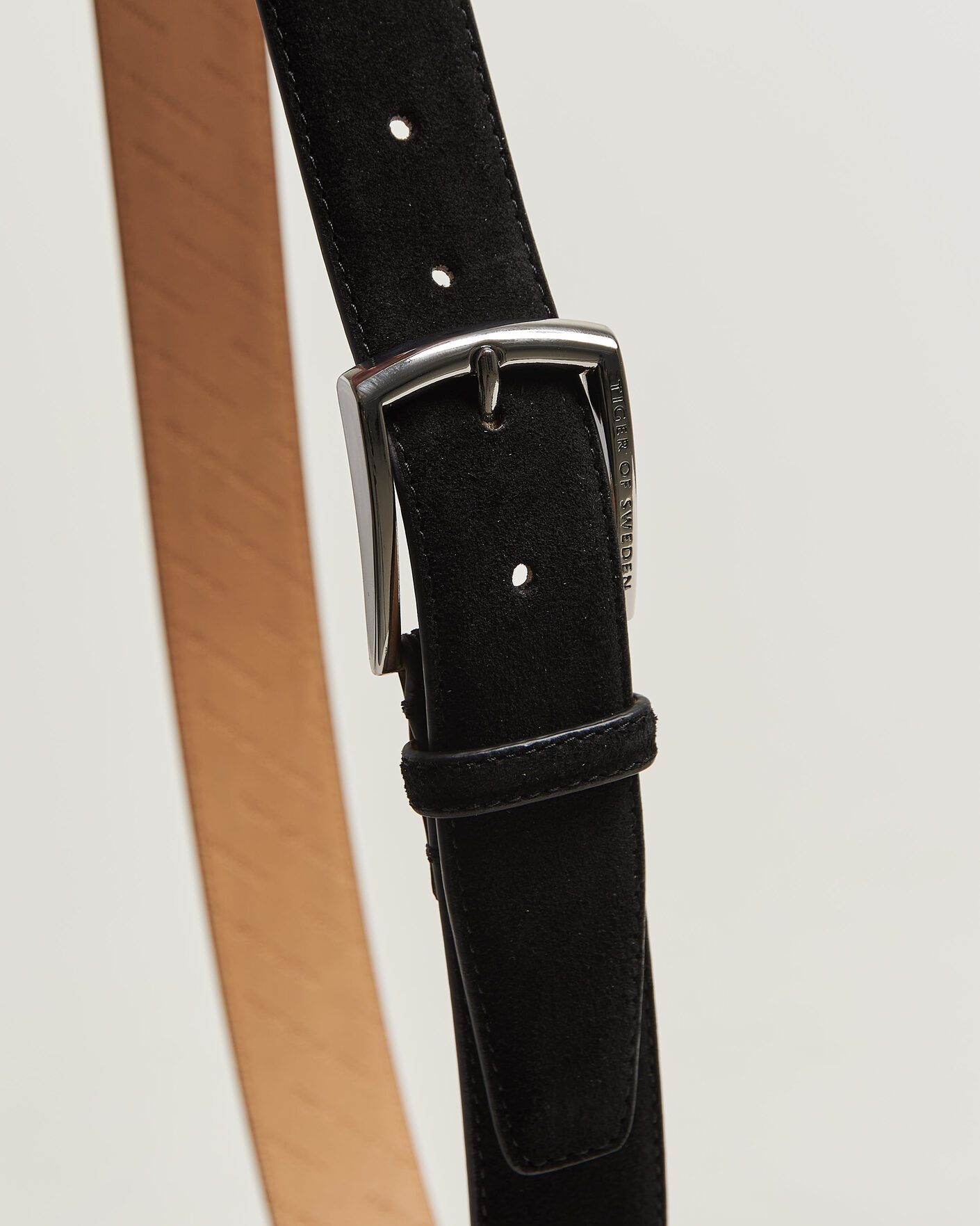 Herre | Belter | Tiger of Sweden | Bergstroms Suede Belt Black