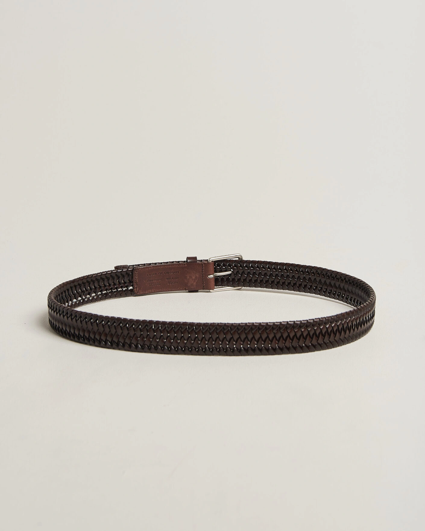 Herre | Belter | Tiger of Sweden | Braidant Braided Belt Dark Brown