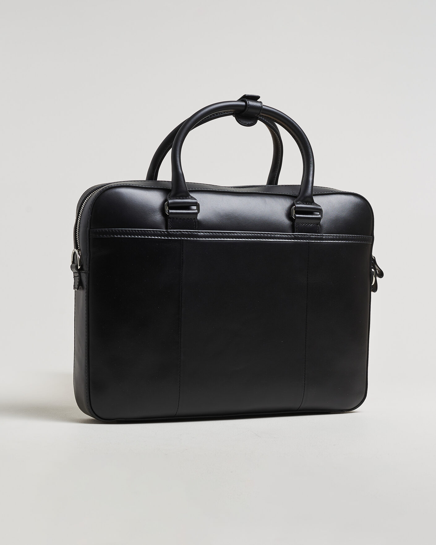 Herre | Vesker | Tiger of Sweden | Bosun Smooth Leather Briefcase Black