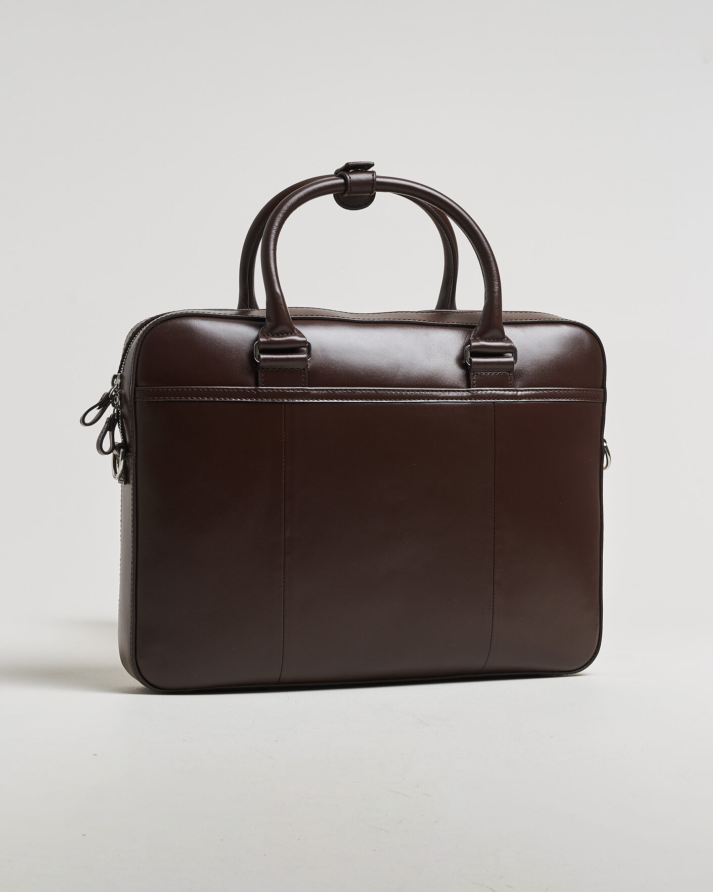 Herre | Vesker | Tiger of Sweden | Bosun Smooth Leather Briefcase Dark Brown