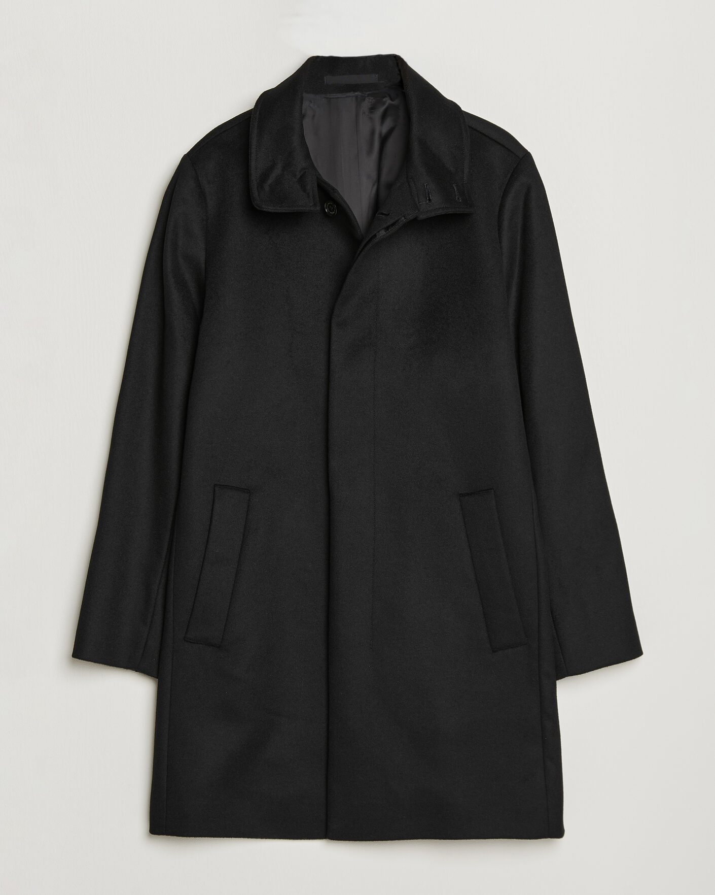 Herre | Jakker | Tiger of Sweden | Aleric Wool/Cashmere Coat Black