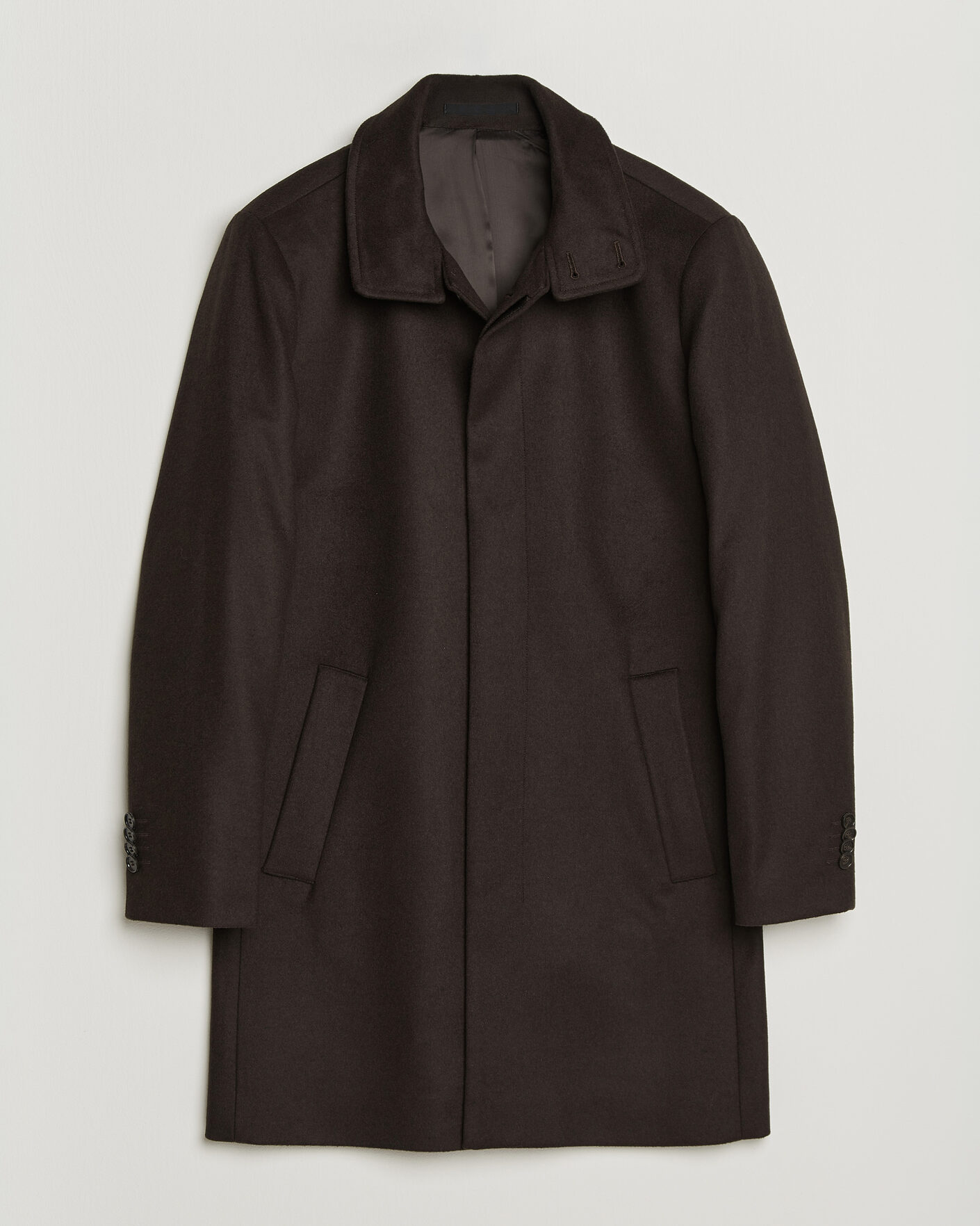 Herre | Jakker | Tiger of Sweden | Aleric Wool/Cashmere Coat Espresso