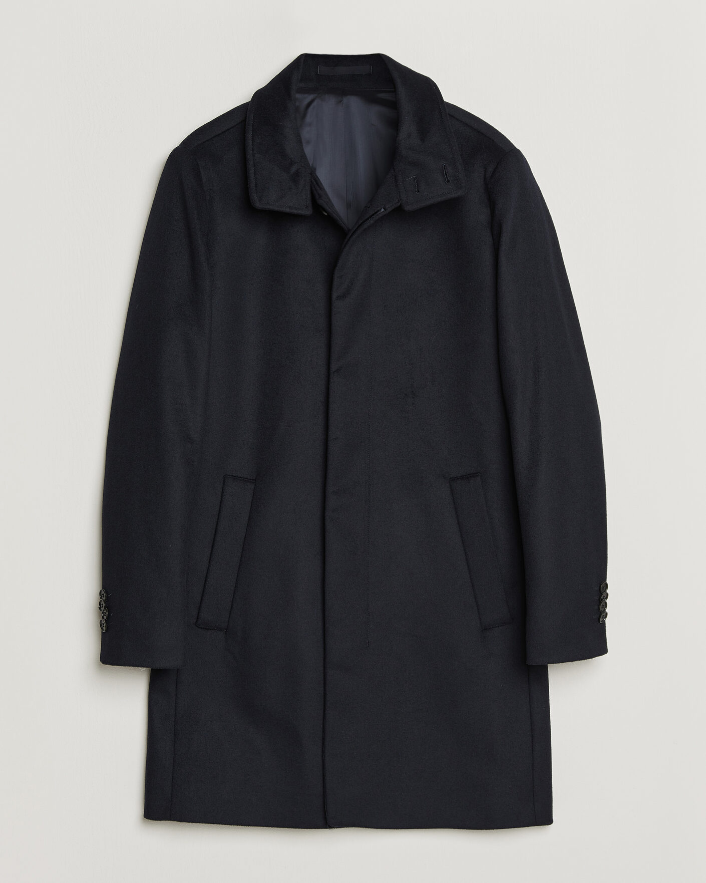 Herre | Jakker | Tiger of Sweden | Aleric Wool/Cashmere Coat Light Ink