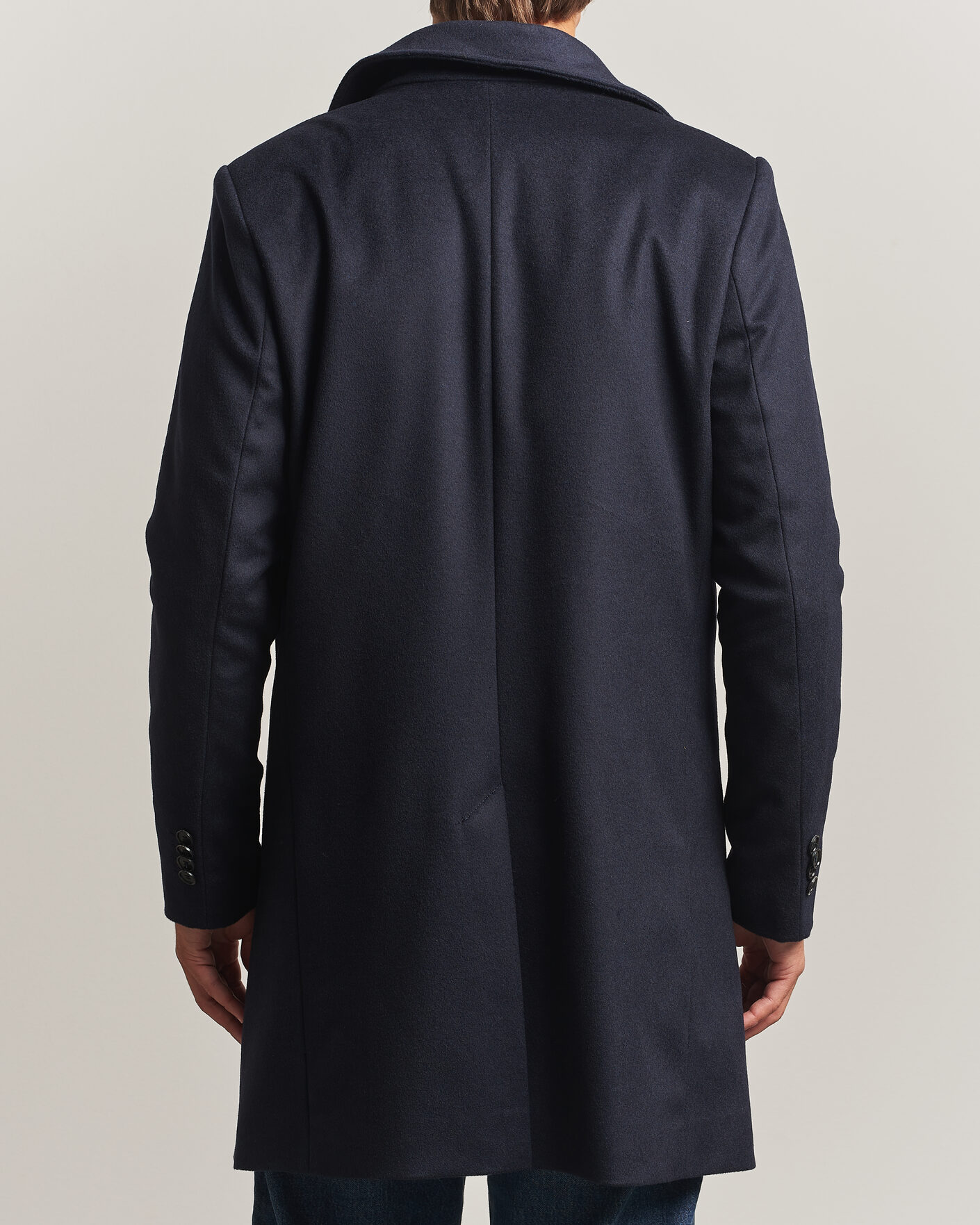 Herre | Jakker | Tiger of Sweden | Aleric Wool/Cashmere Coat Light Ink