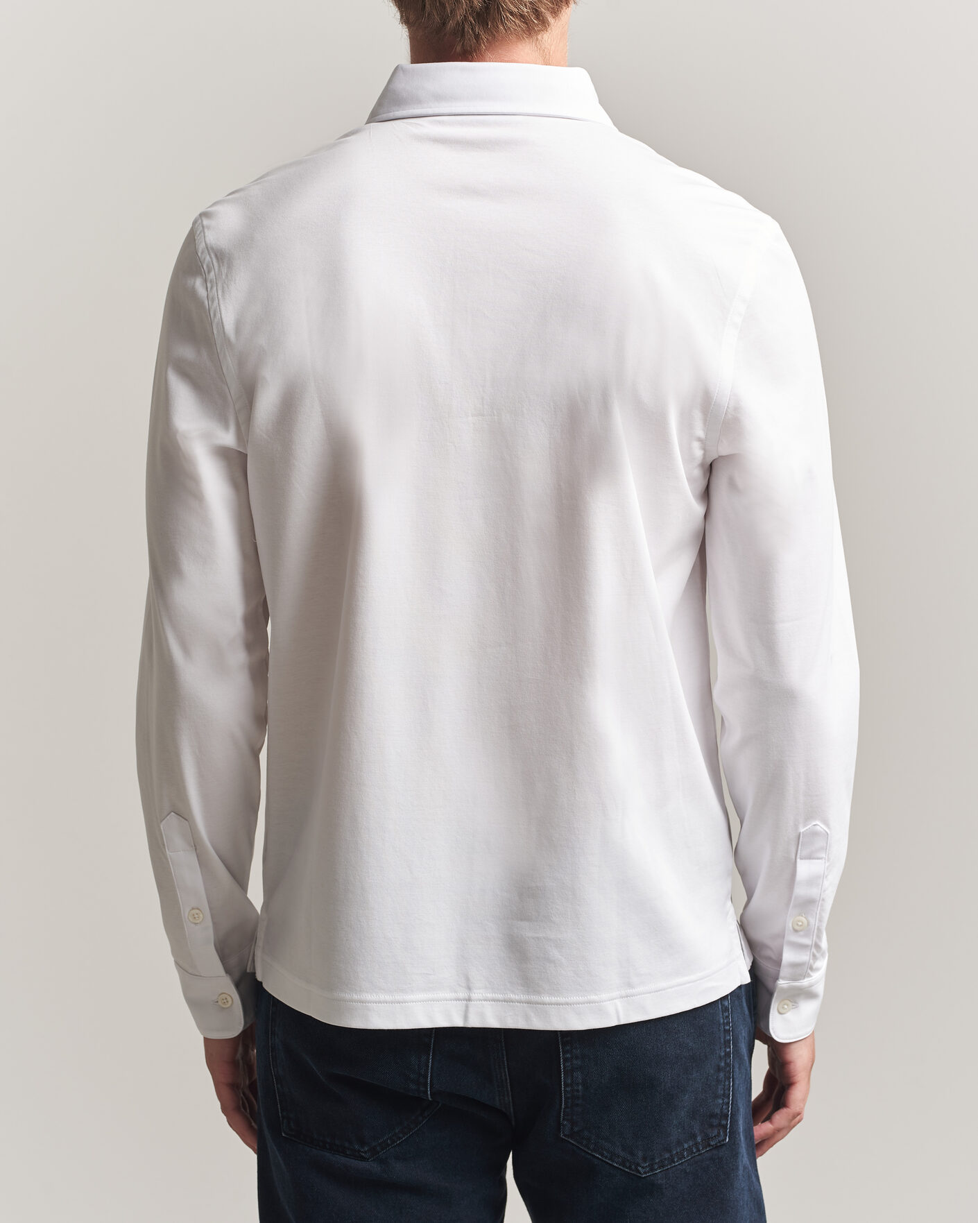 Herre | Pikéer | Tiger of Sweden | Tanner Mercerized Cotton Polo Pure White
