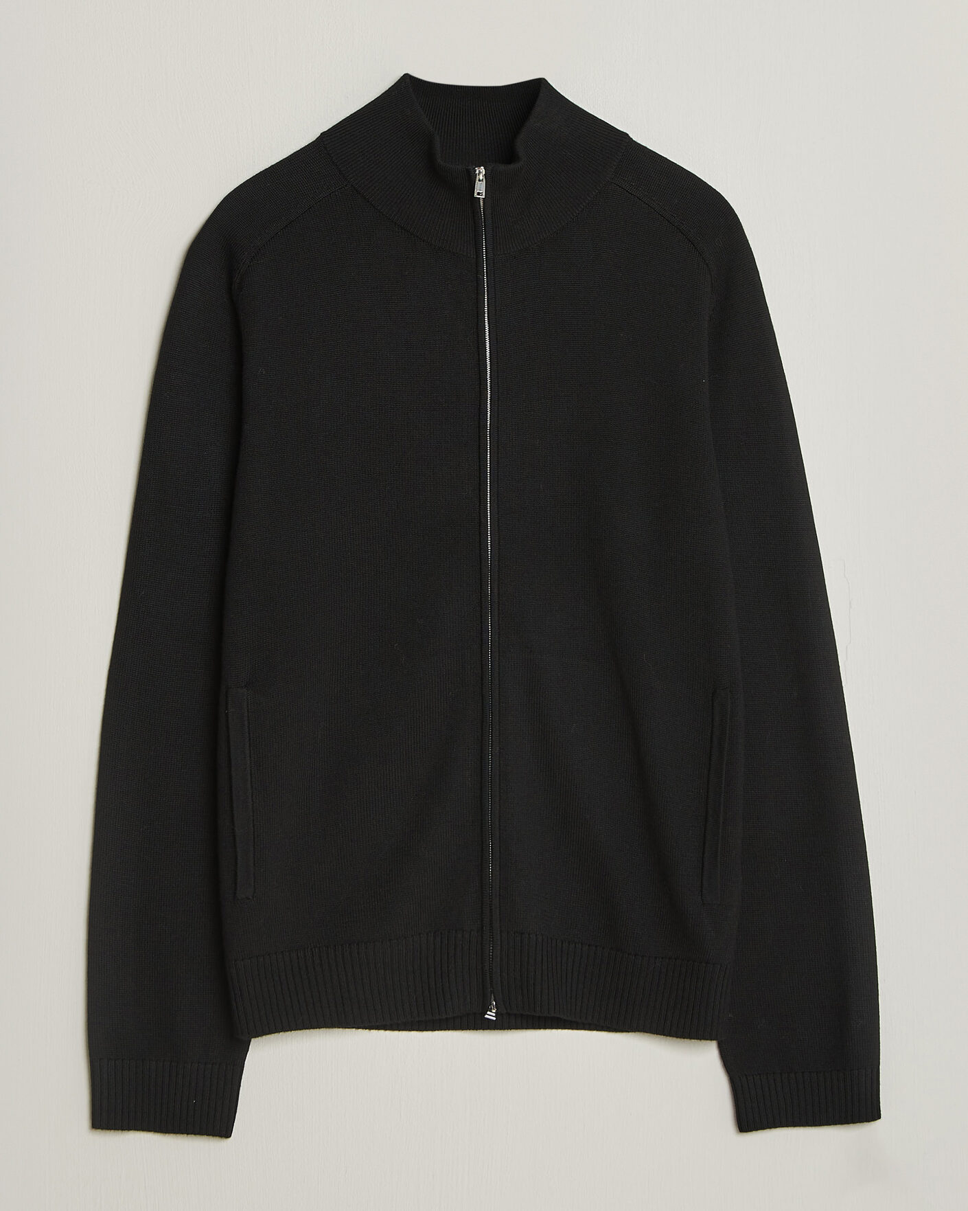 Herre | Gensere | Tiger of Sweden | Cassian Wool Full Zip Black