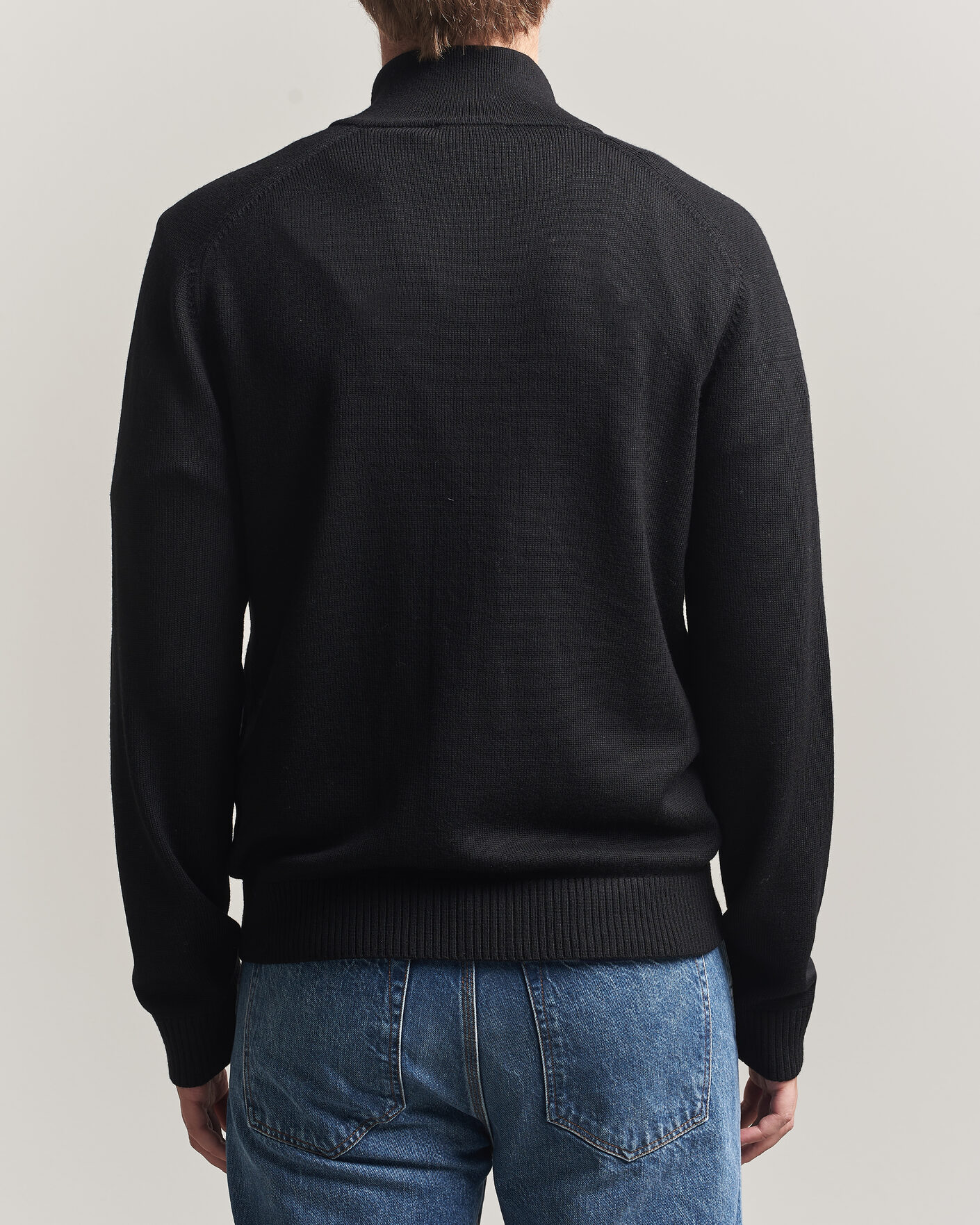Herre | Gensere | Tiger of Sweden | Cassian Wool Full Zip Black