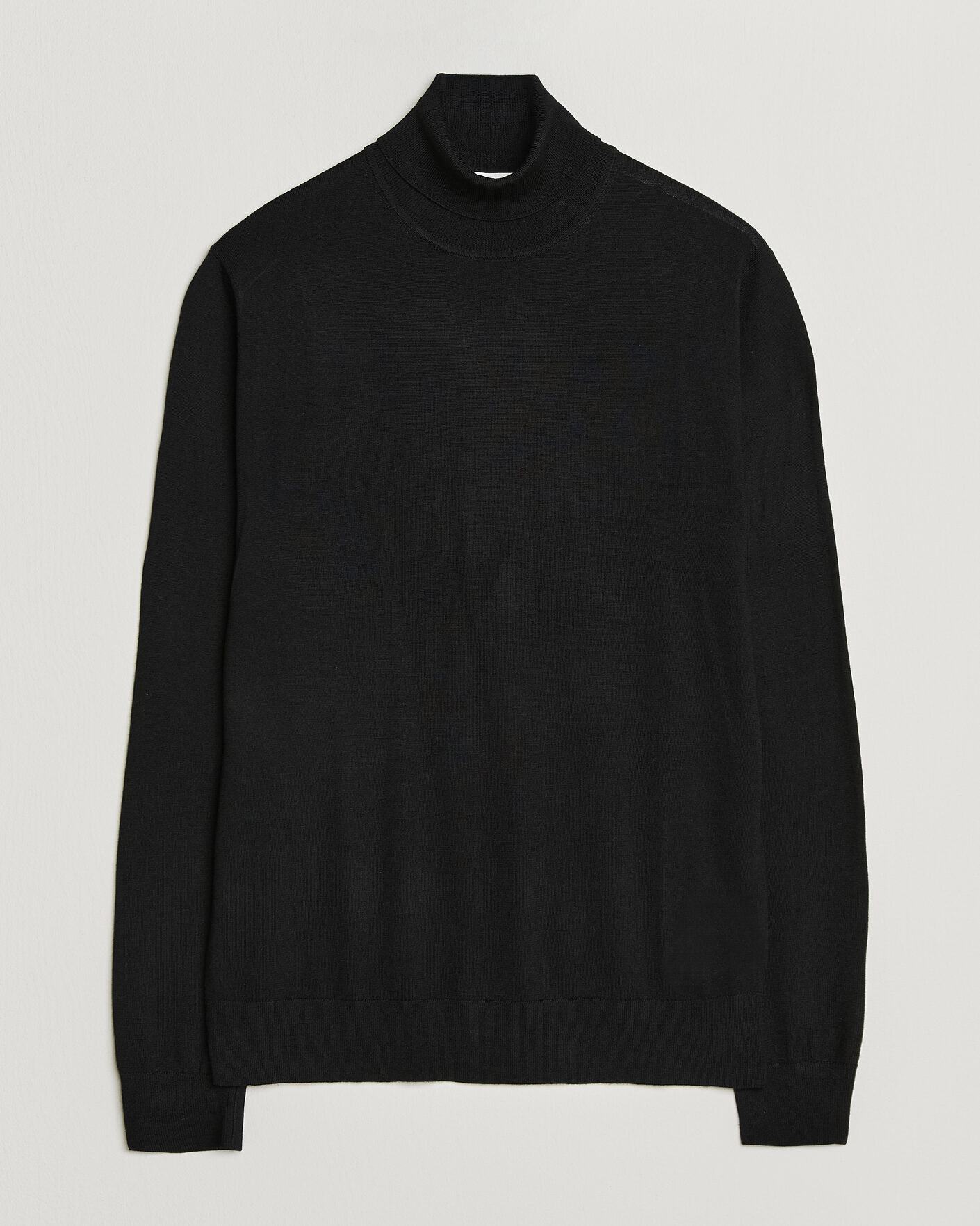 Herre | Gensere | Tiger of Sweden | Nevile Extra Fine Merino Polo Black