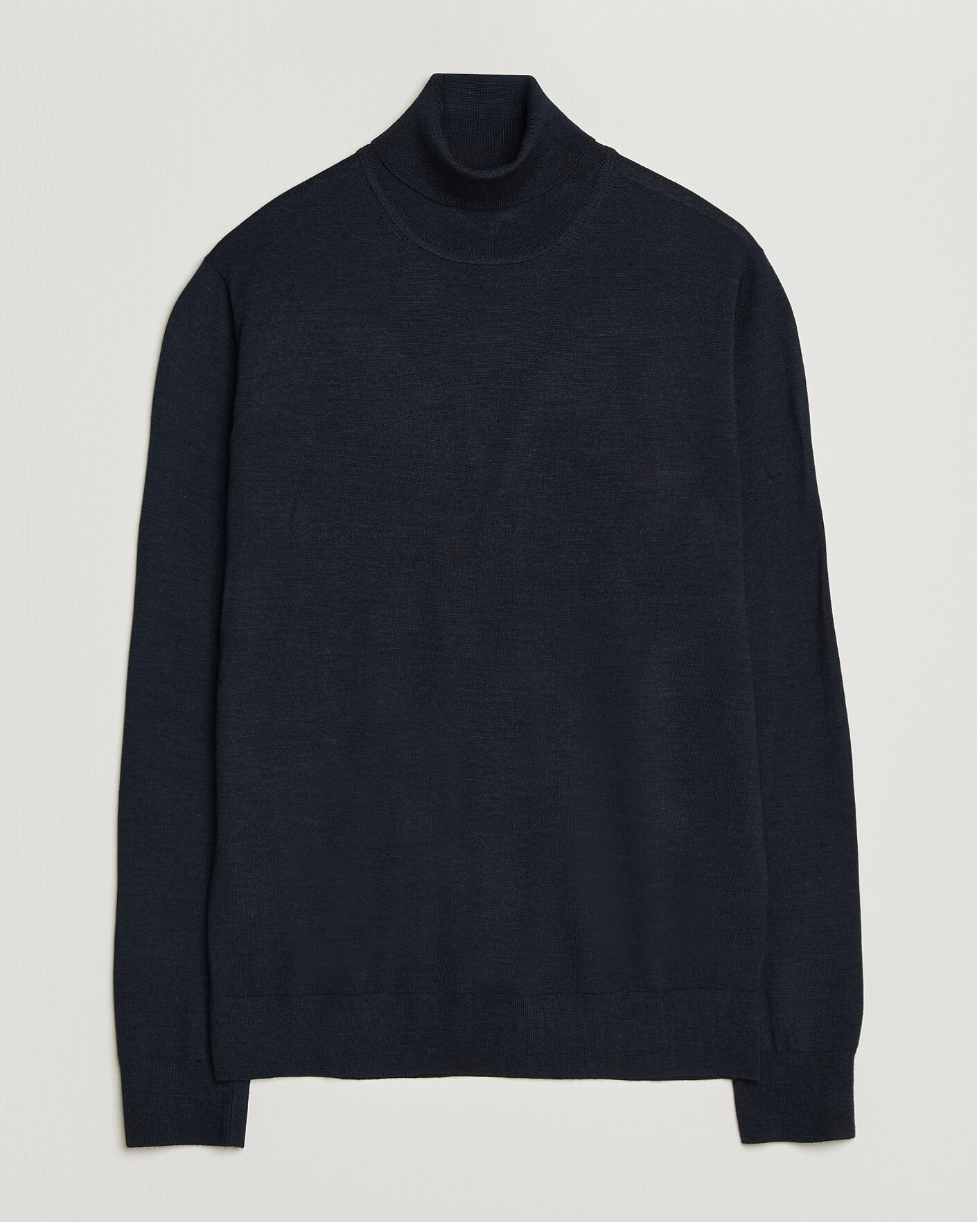 Herre | Gensere | Tiger of Sweden | Nevile Extra Fine Merino Polo Light Ink
