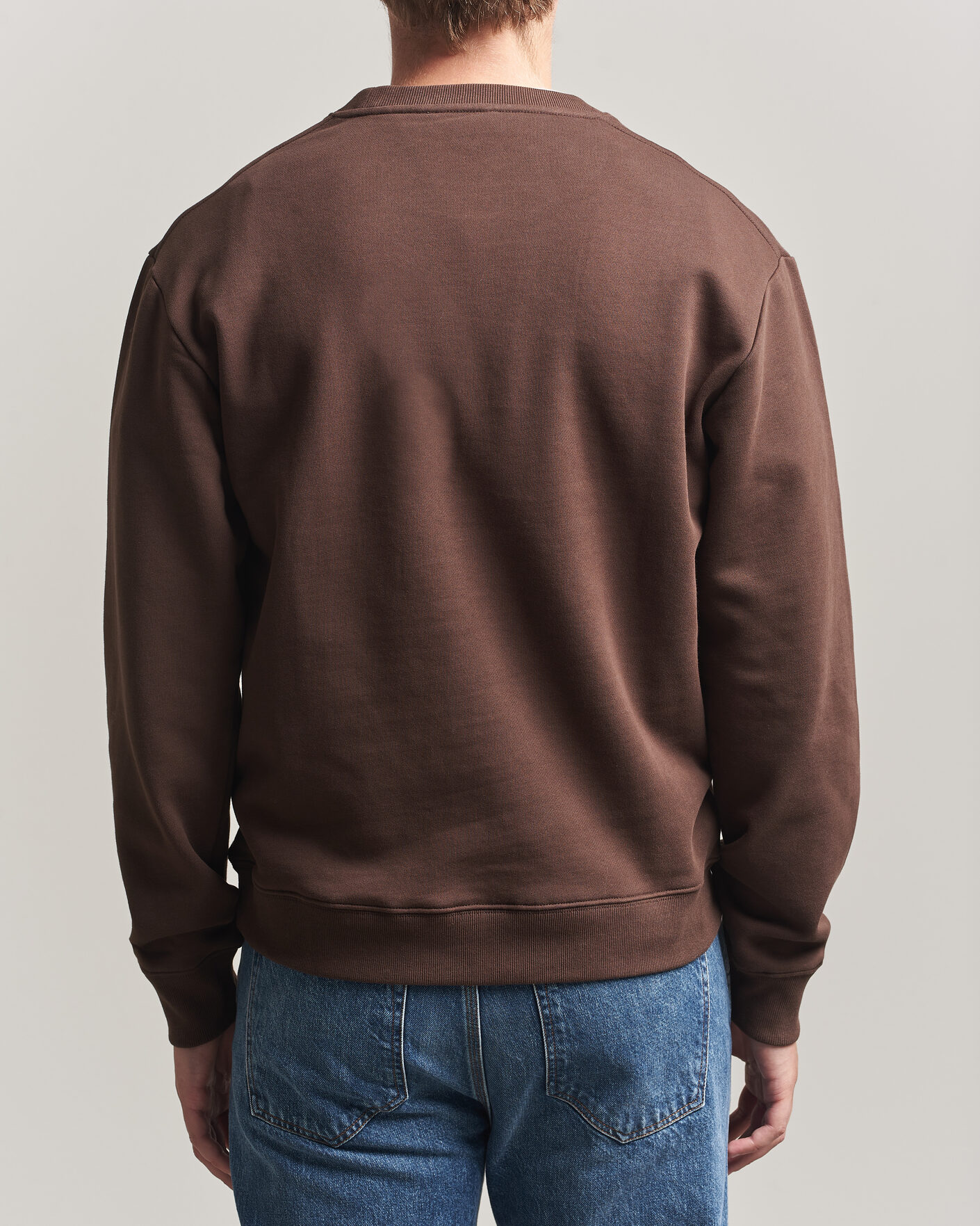 Herre | Gensere | Tiger of Sweden | Emerson Crew Neck Sweatshirt Dark Mahogany