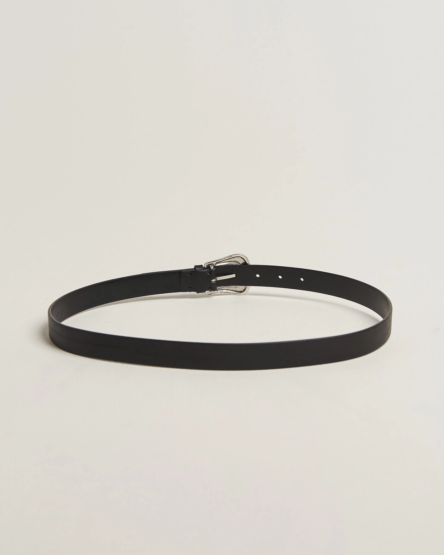 Herre | Belter | Tiger of Sweden | Ecus Leather Western Belt Black