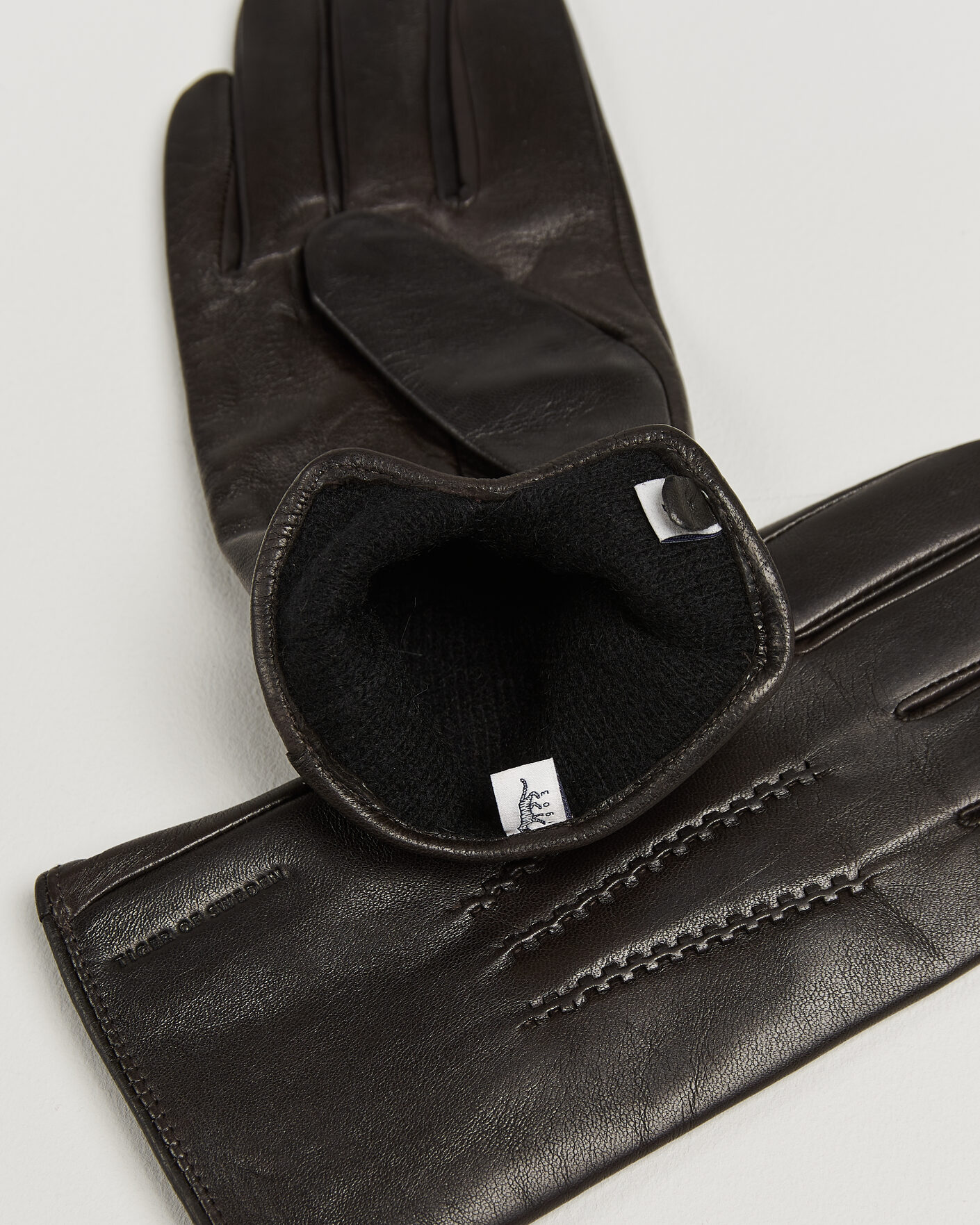 Herre | Hansker | Tiger of Sweden | Garvin Leather Gloves Espresso