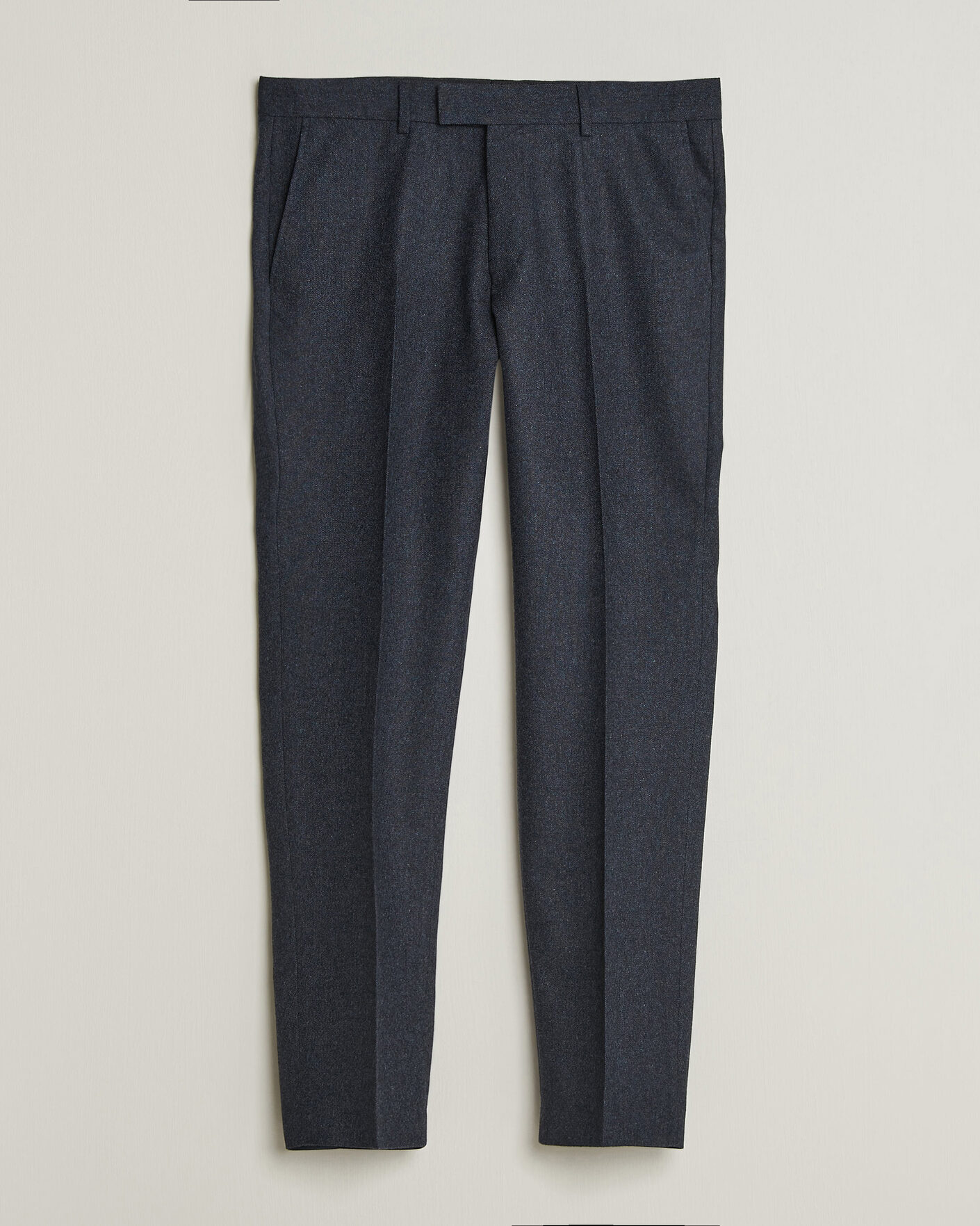 Herre | Bukser | Tiger of Sweden | Tenuta Wool Flannel Suit Trousers Midnight Blue