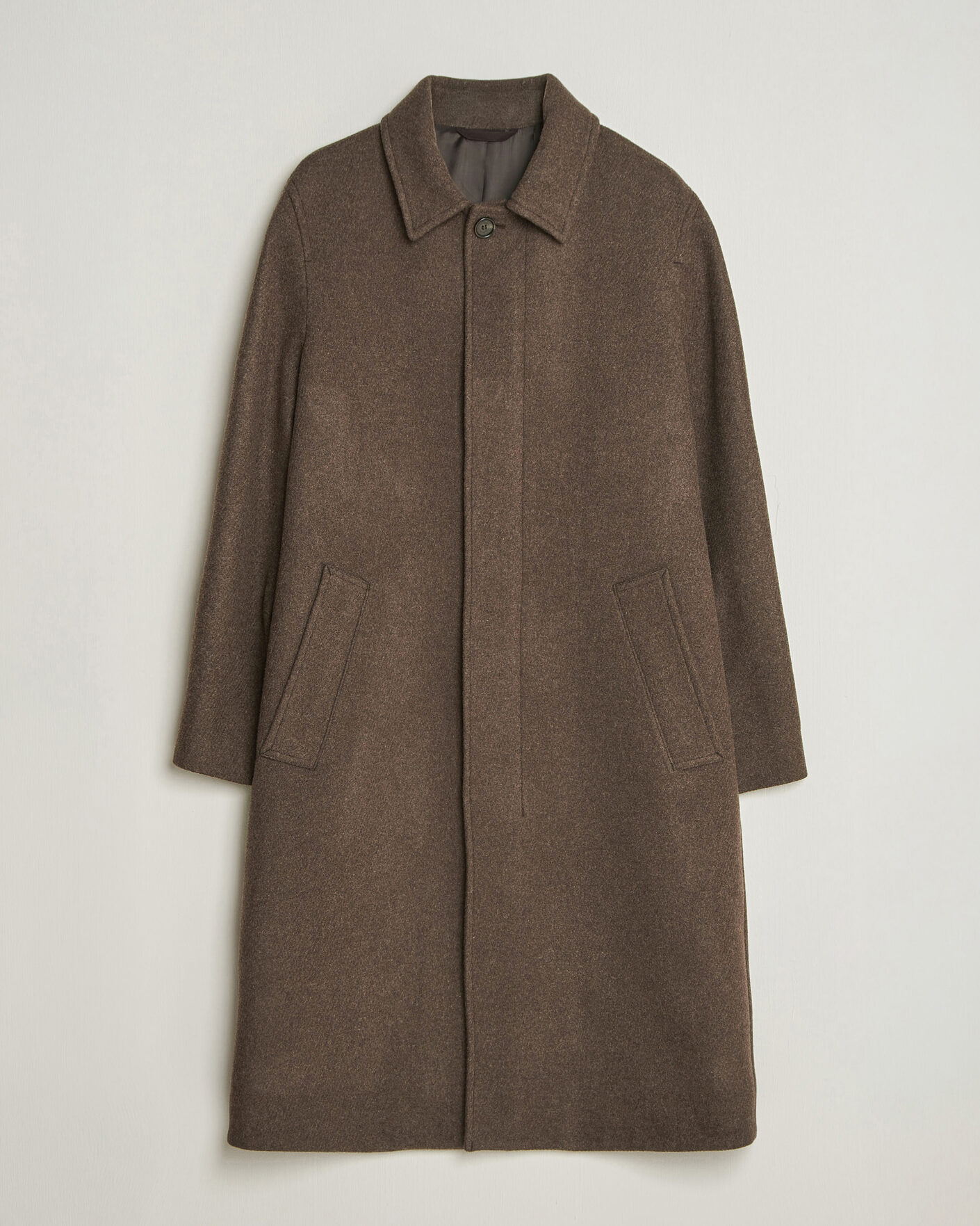Herre | Jakker | Tiger of Sweden | Carlton Wool Coat Dusty Brown