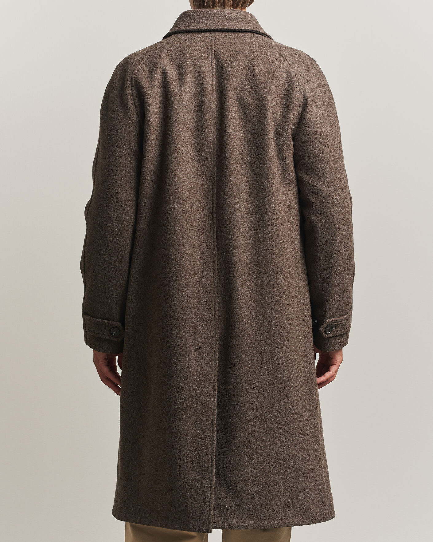Herre | Jakker | Tiger of Sweden | Carlton Wool Coat Dusty Brown