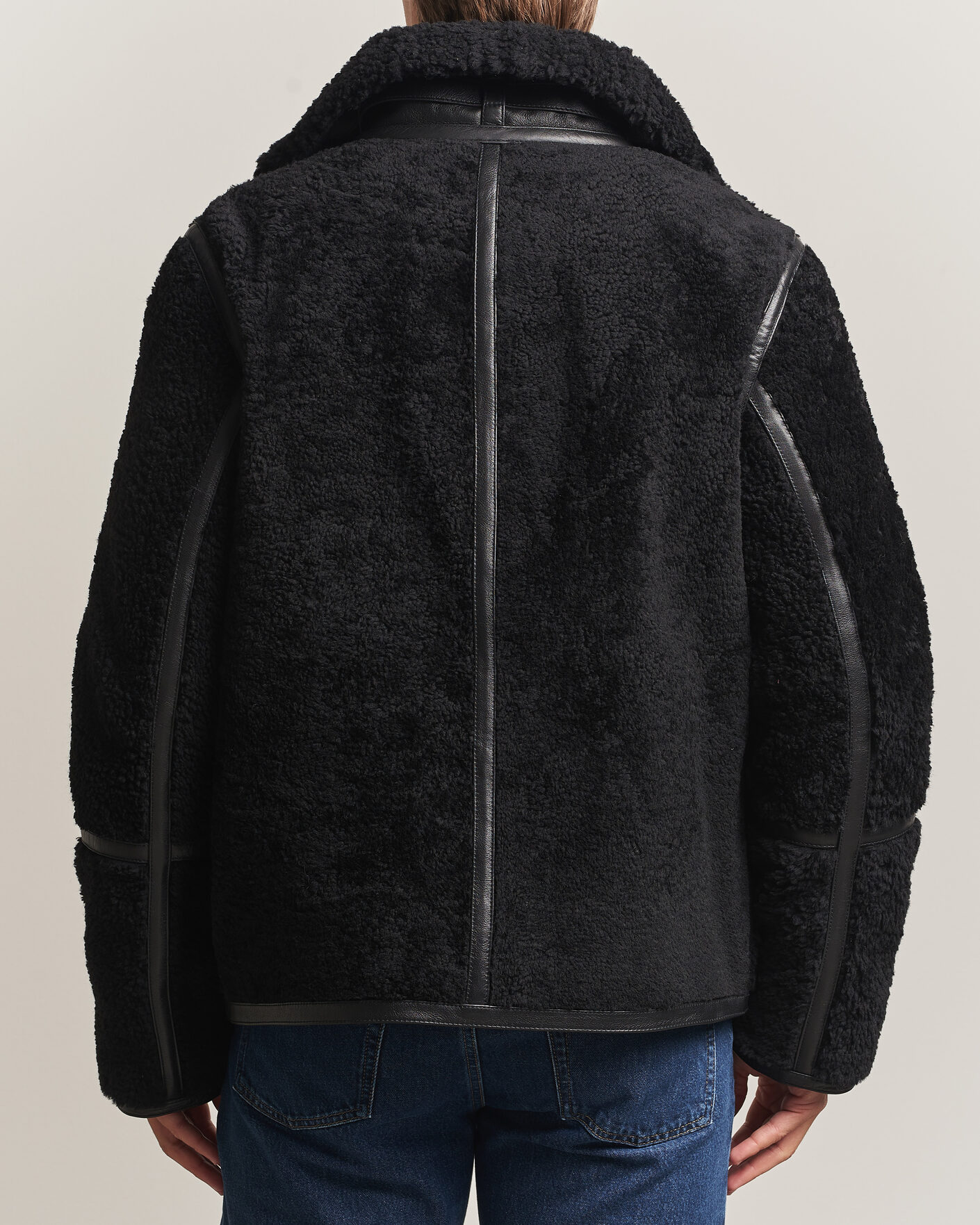 Herre | Jakker | Tiger of Sweden | Viggo Shearling Jacket Black