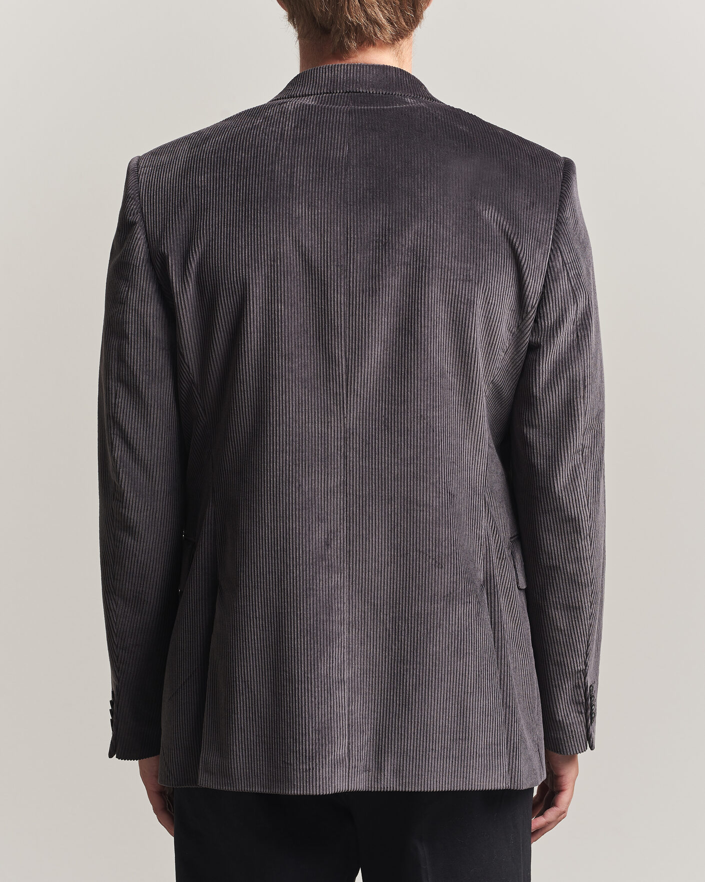 Herre | Dressjakker | Tiger of Sweden | 1903 Corduroy Double Breasted Blazer Phantom
