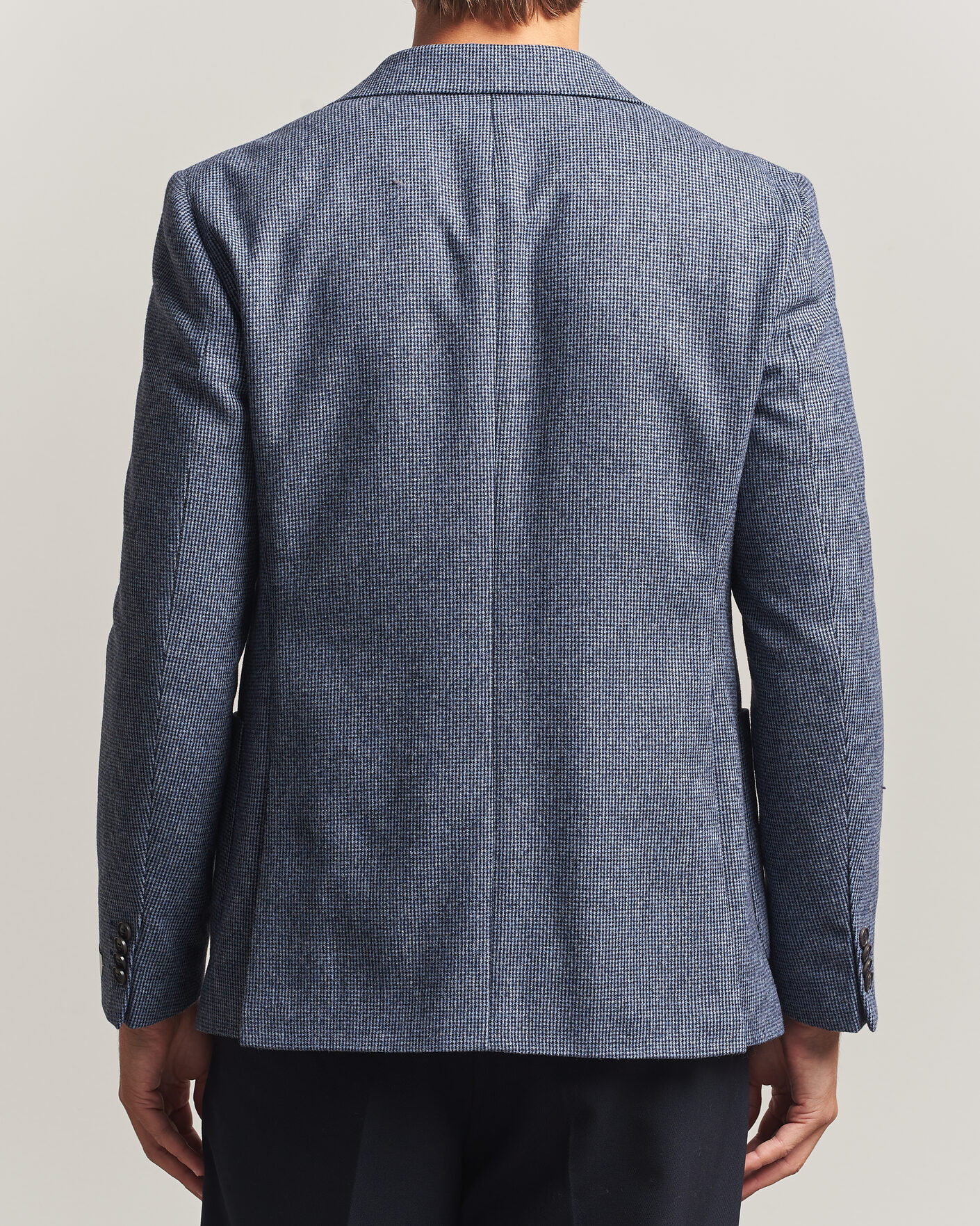 Herre | Dressjakker | Tiger of Sweden | Easer Wool Pepita Blazer Iron Haze