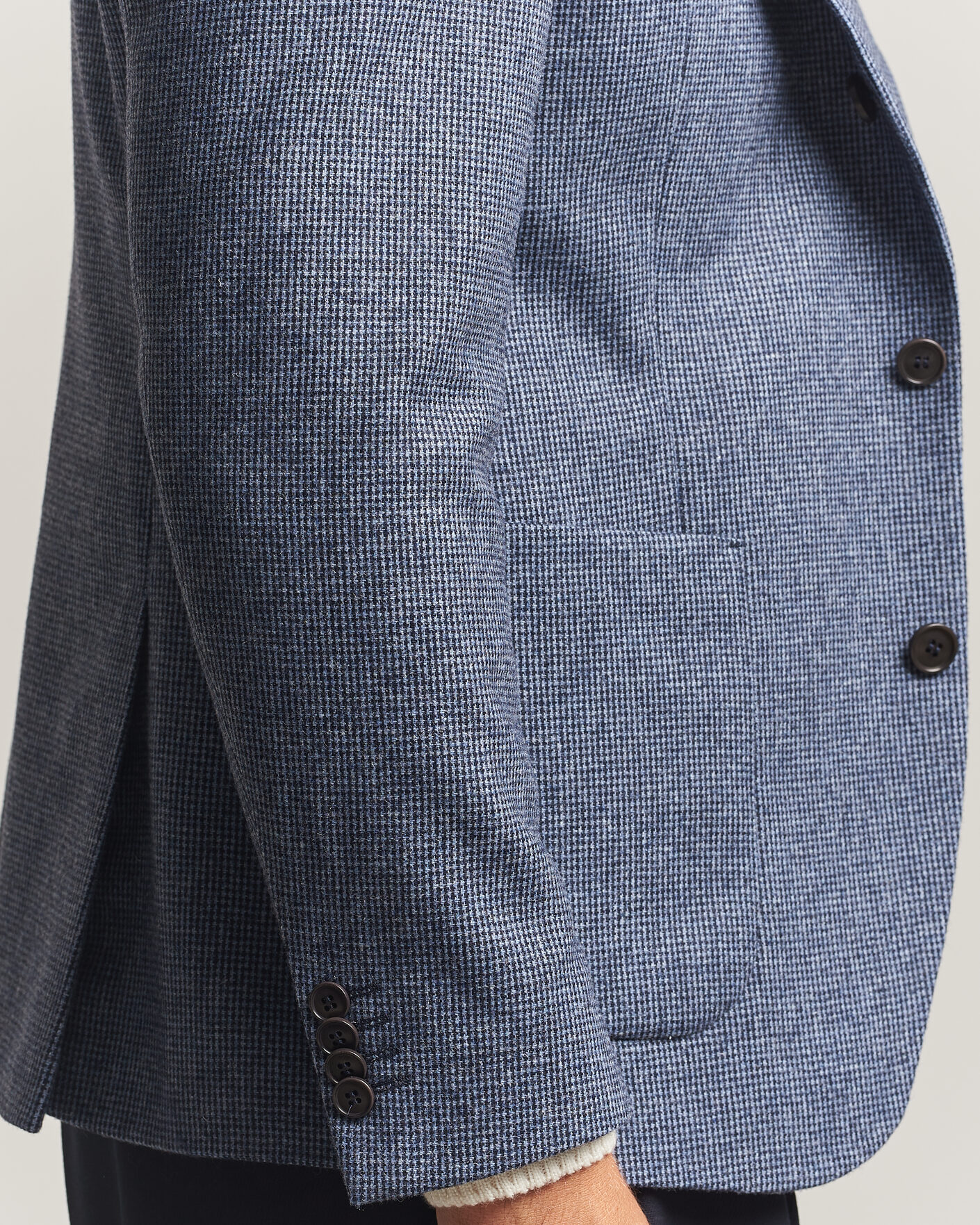 Herre | Dressjakker | Tiger of Sweden | Easer Wool Pepita Blazer Iron Haze