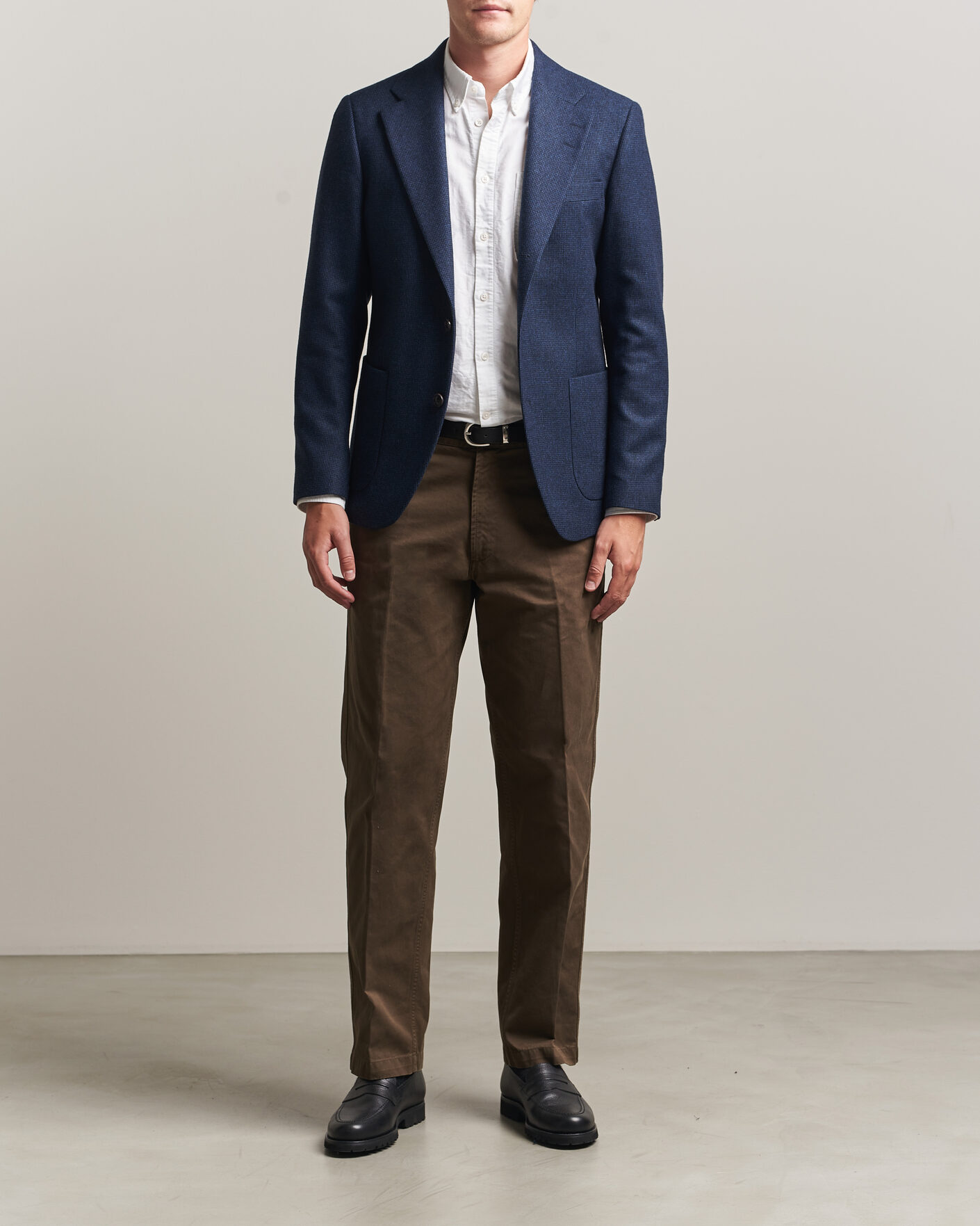 Herre | Dressjakker | Tiger of Sweden | Easer Wool Pepita Blazer Sea