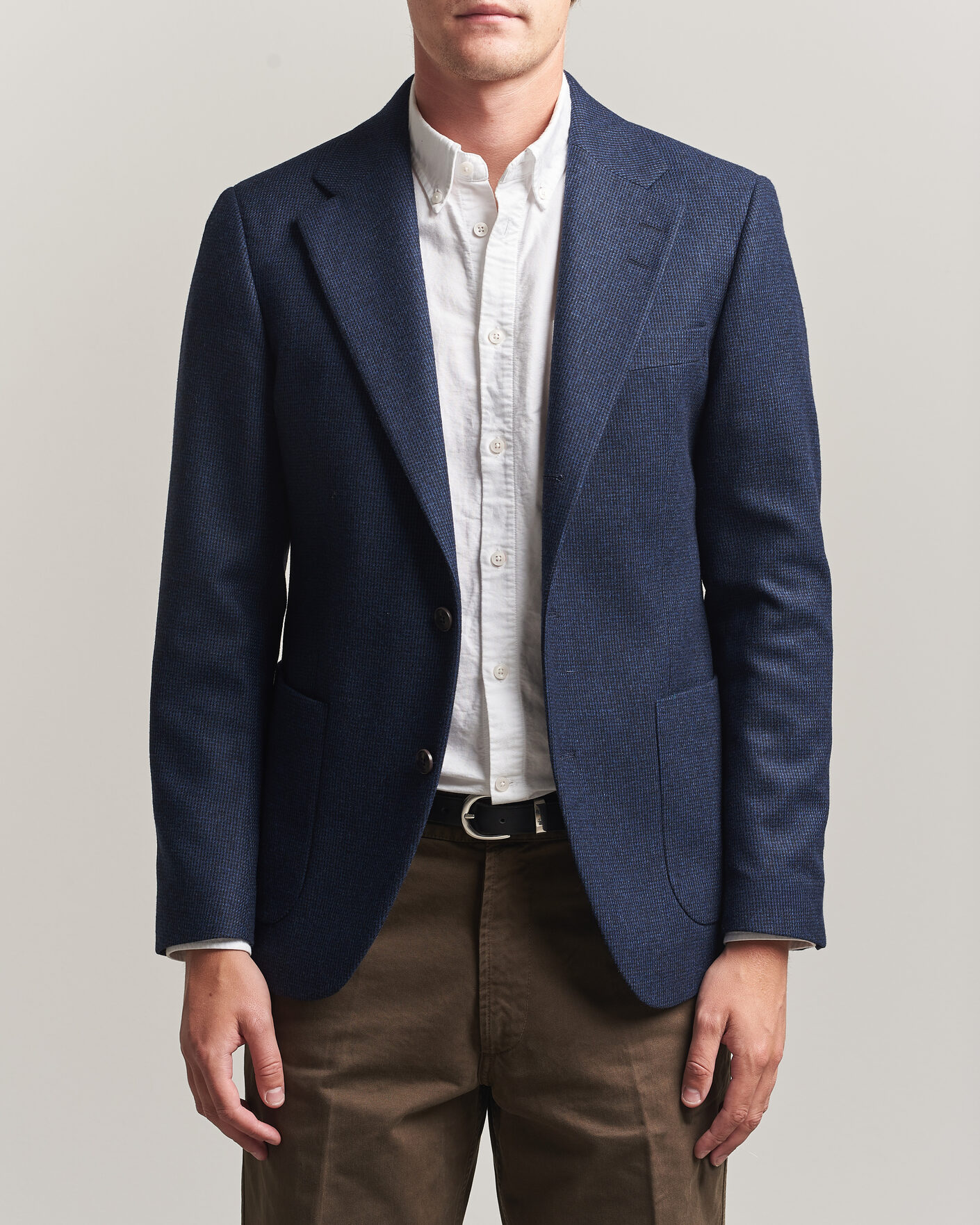 Herre | Dressjakker | Tiger of Sweden | Easer Wool Pepita Blazer Sea