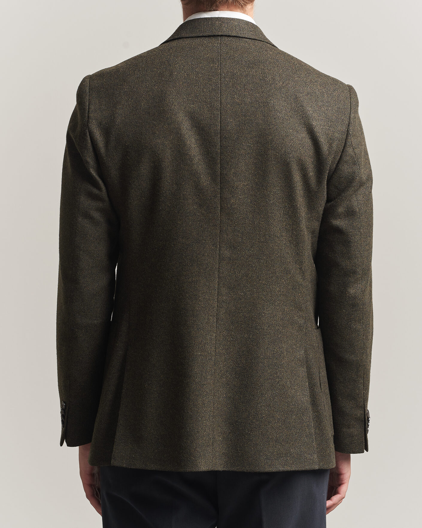 Herre | Dressjakker | Tiger of Sweden | Justin Wool Flannel Suit Blazer Muted Canopy